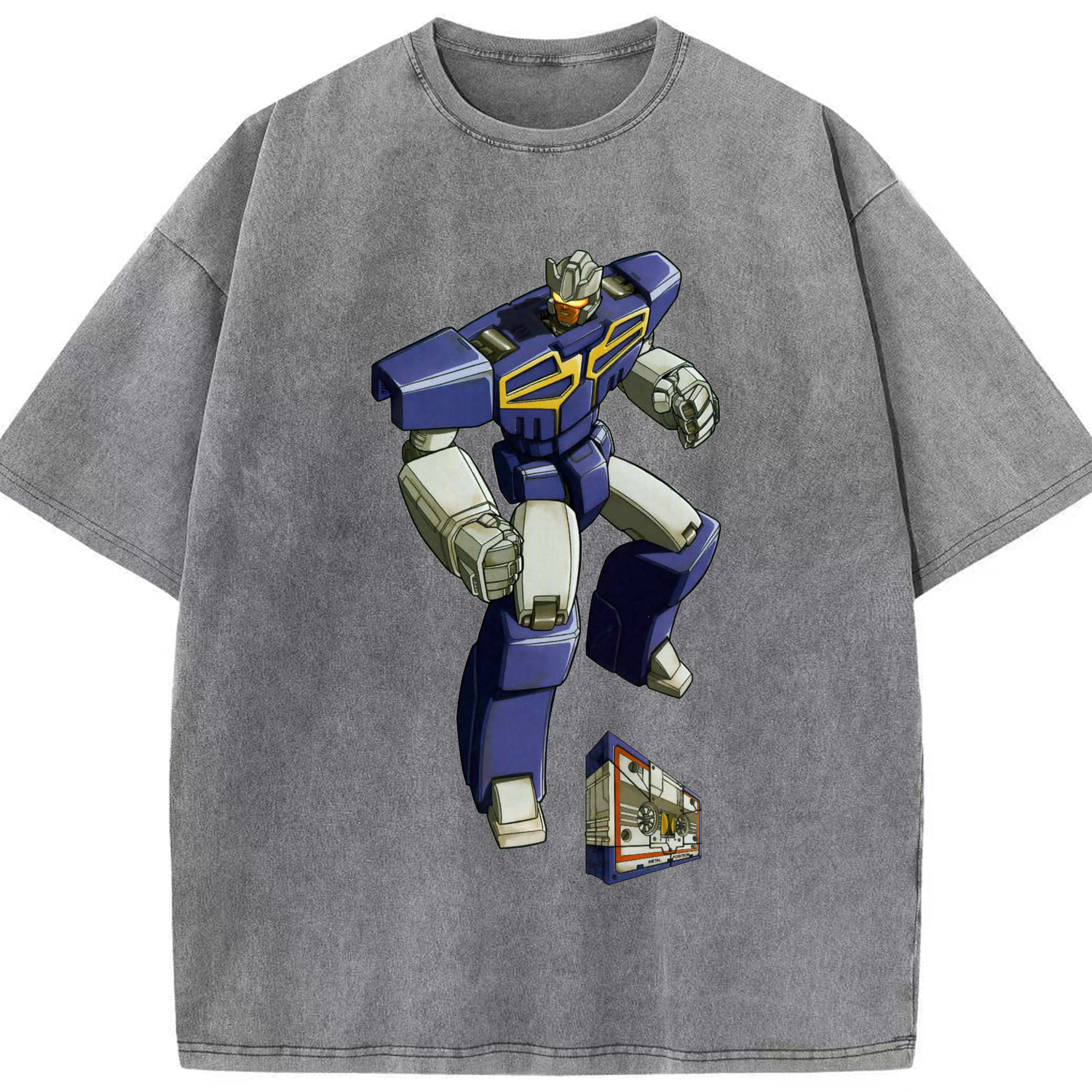 （画像用）  綿100% ヴィンテージ風 半袖Tシャツ（フロントプリント）