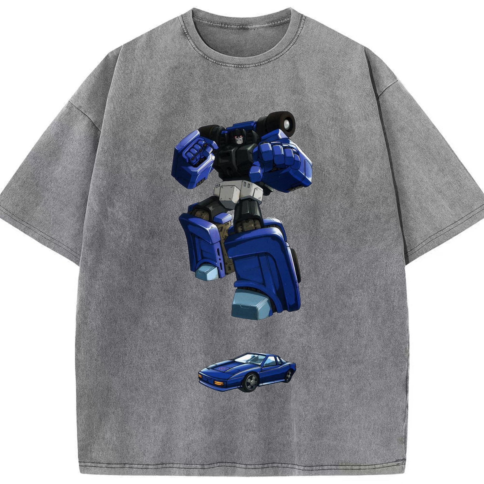 （画像用）  綿100% ヴィンテージ風 半袖Tシャツ（フロントプリント）