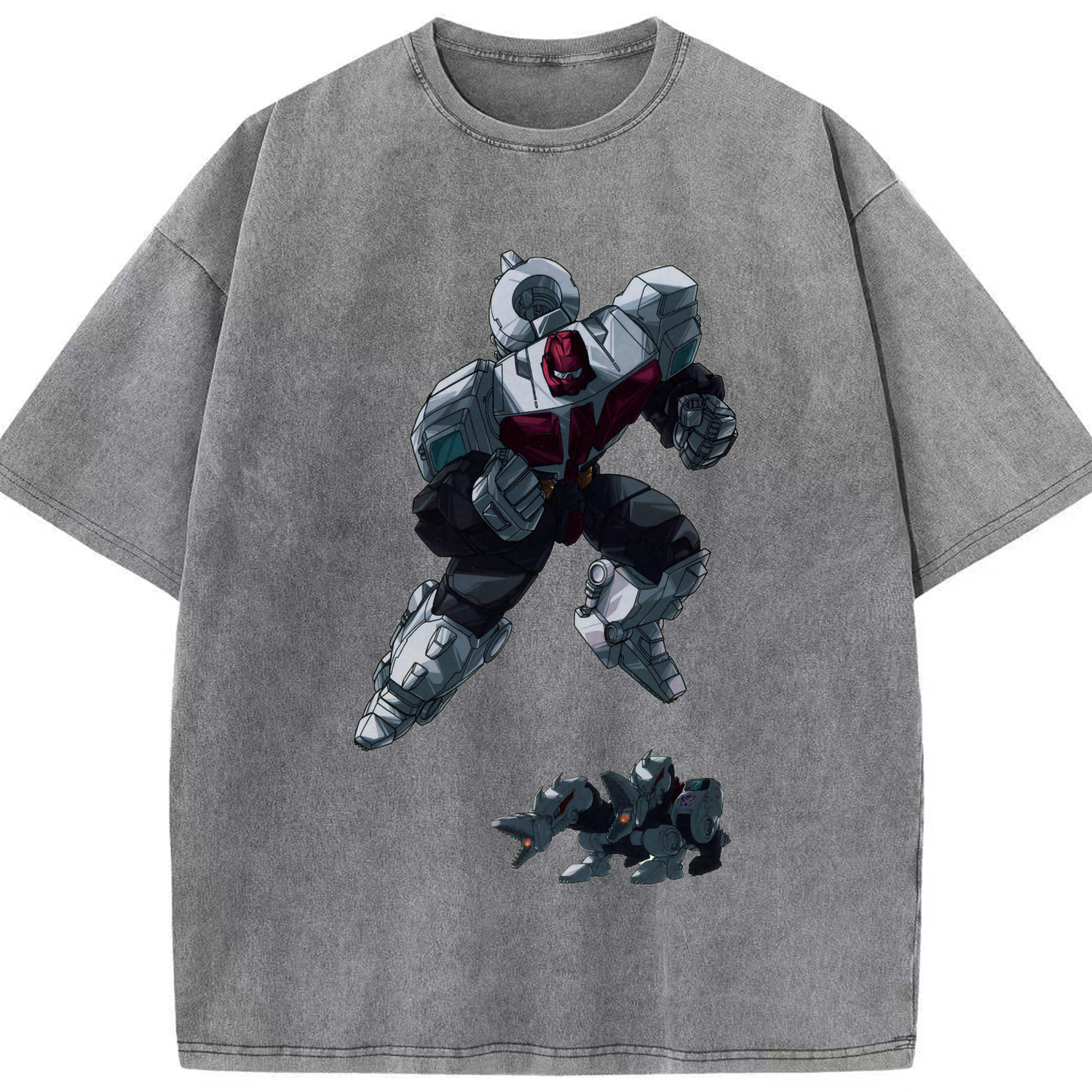 （画像用）  綿100% ヴィンテージ風 半袖Tシャツ（フロントプリント）