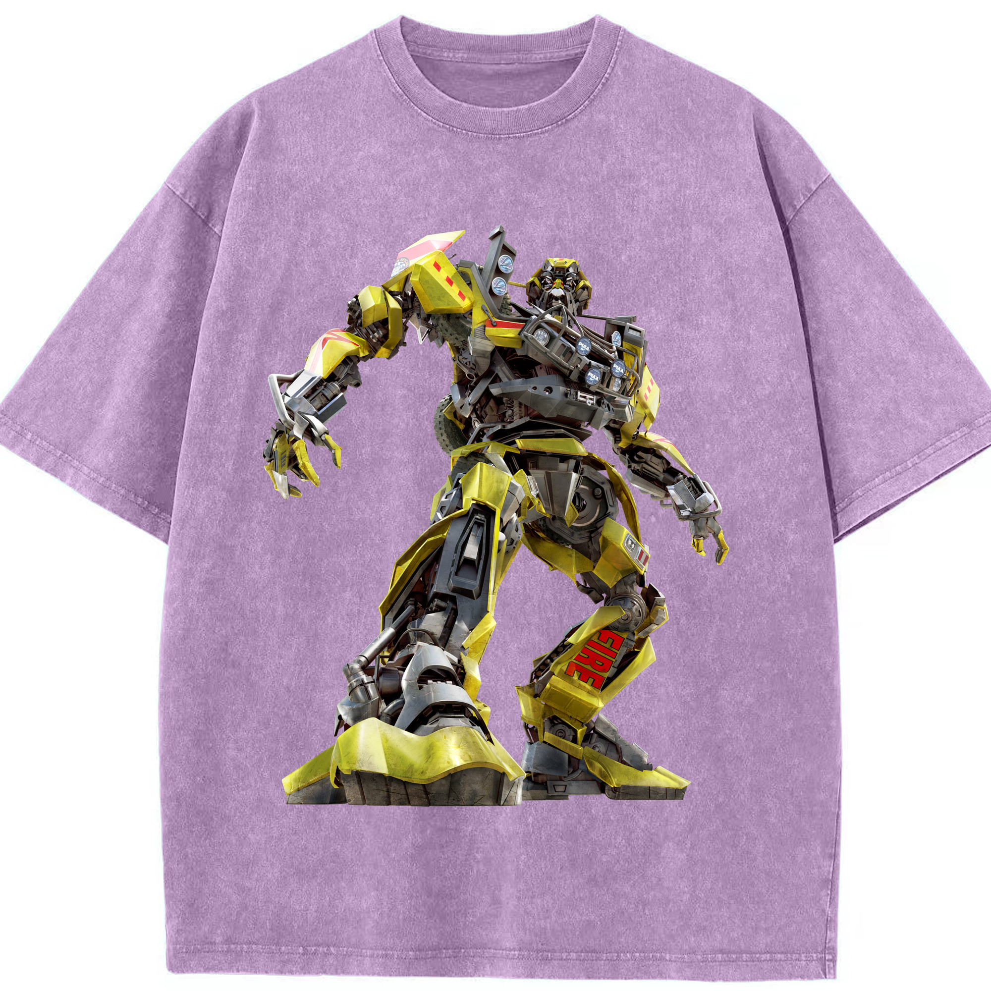 （画像用）  綿100% ヴィンテージ風 半袖Tシャツ（フロントプリント）