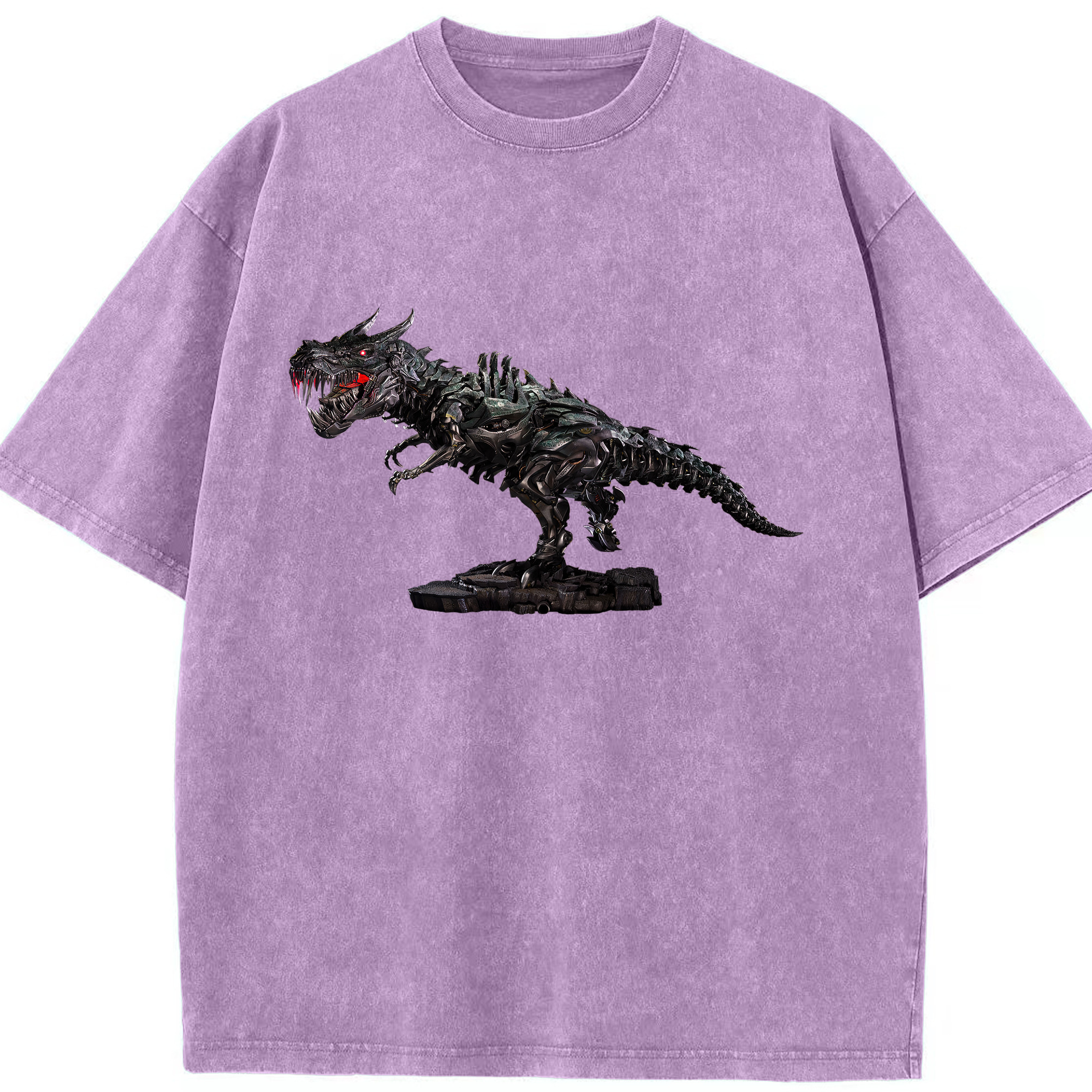 （画像用）  綿100% ヴィンテージ風 半袖Tシャツ（フロントプリント）