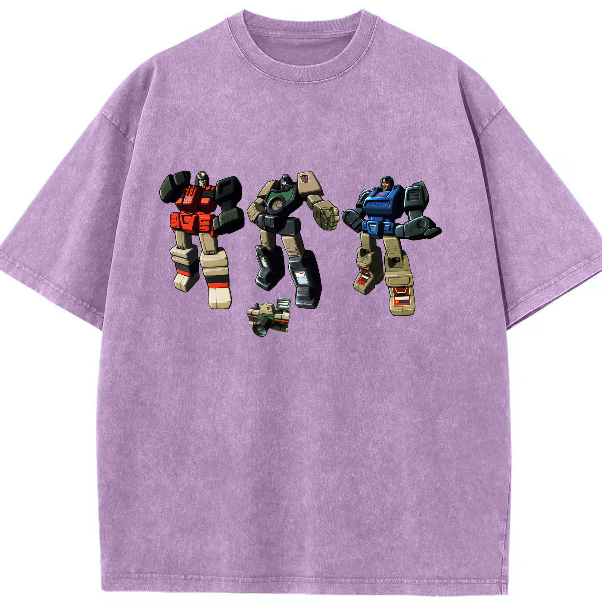 （画像用）  綿100% ヴィンテージ風 半袖Tシャツ（フロントプリント）