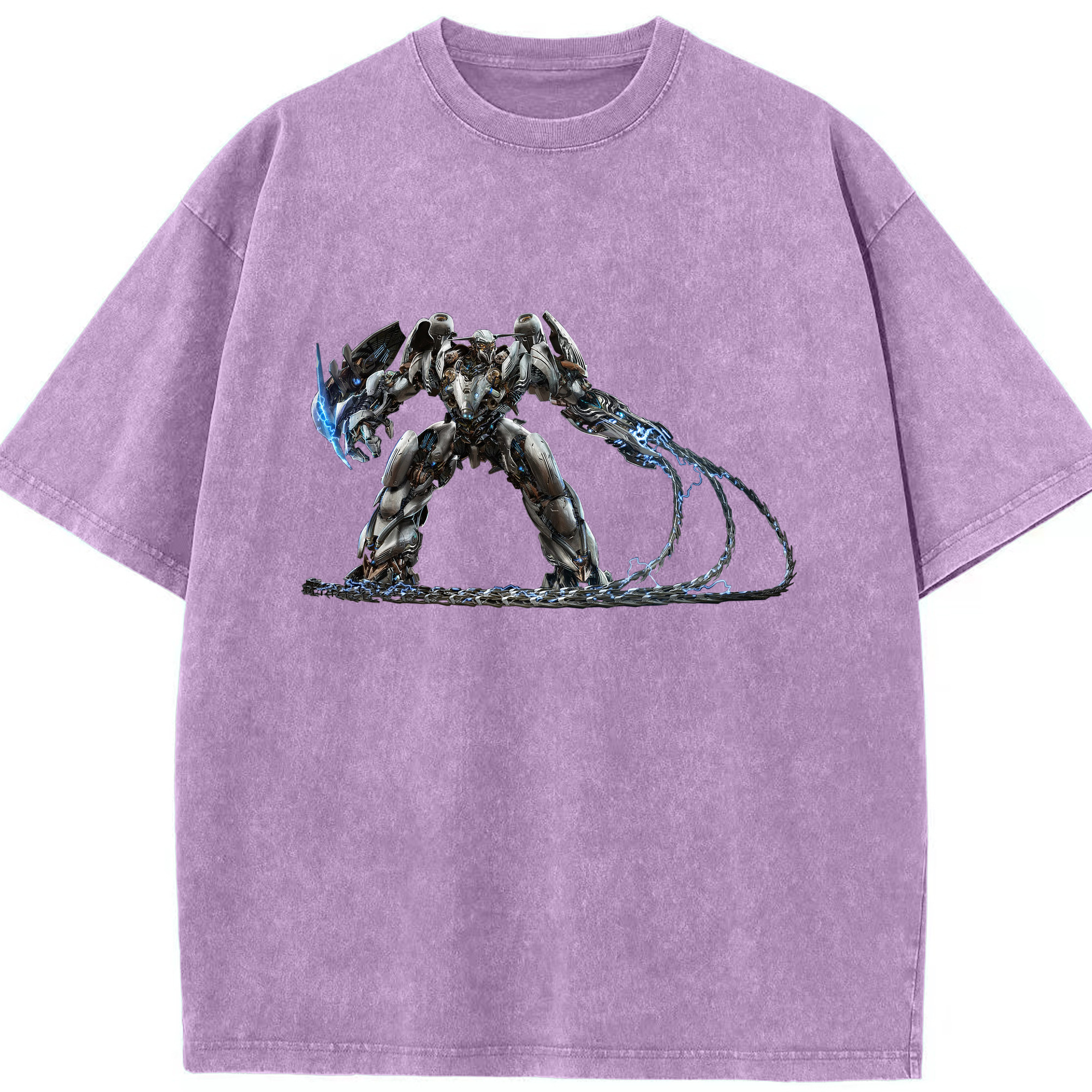 （画像用）  綿100% ヴィンテージ風 半袖Tシャツ（フロントプリント）