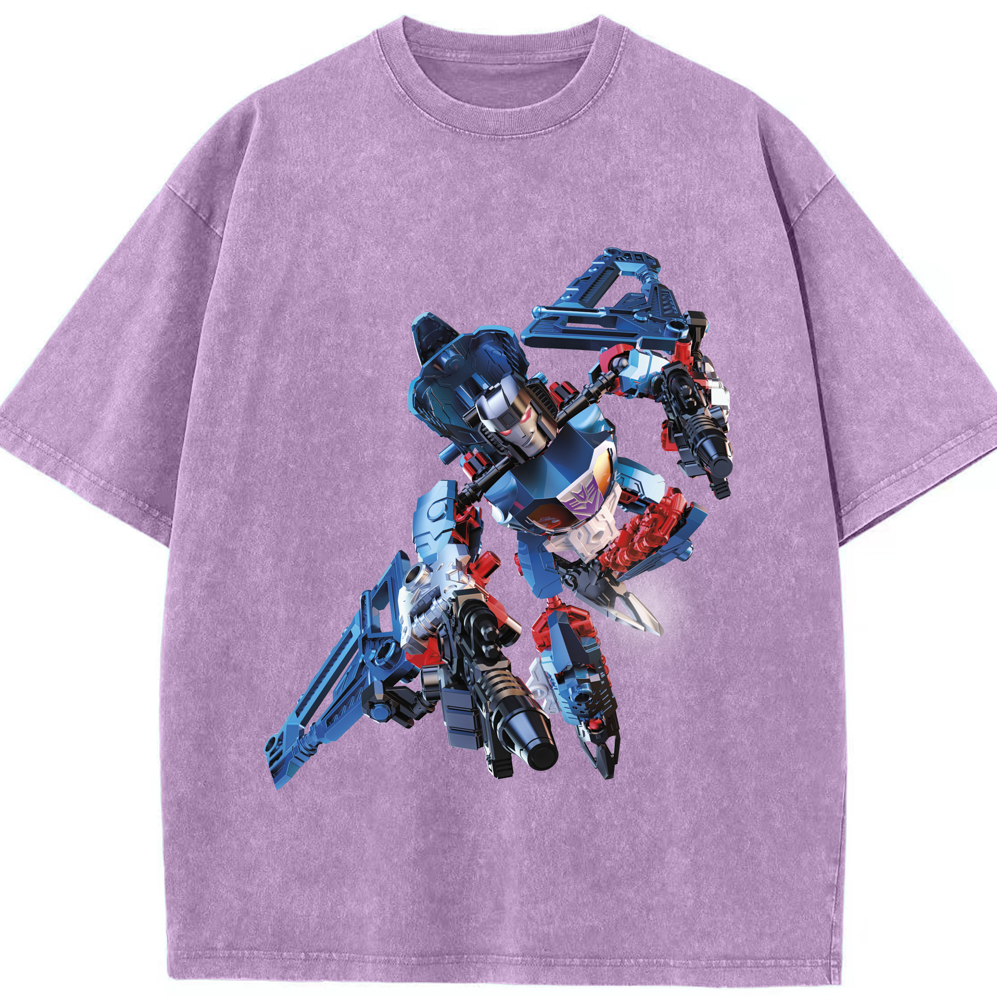 （画像用）  綿100% ヴィンテージ風 半袖Tシャツ（フロントプリント）