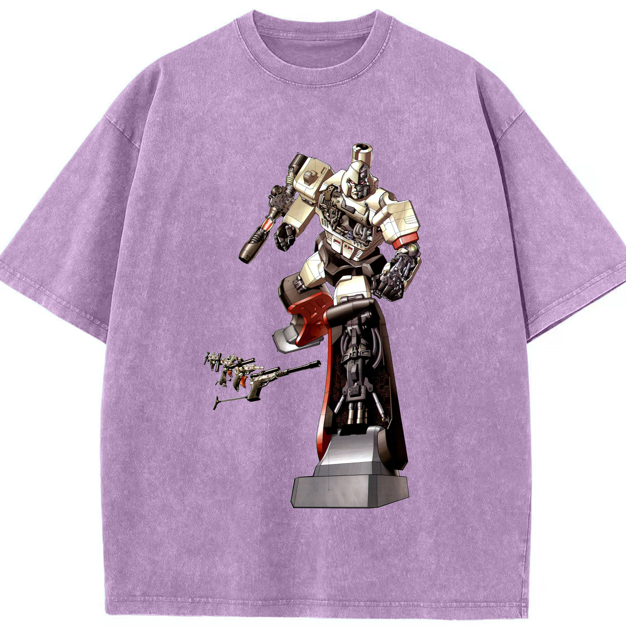 （画像用）  綿100% ヴィンテージ風 半袖Tシャツ（フロントプリント）