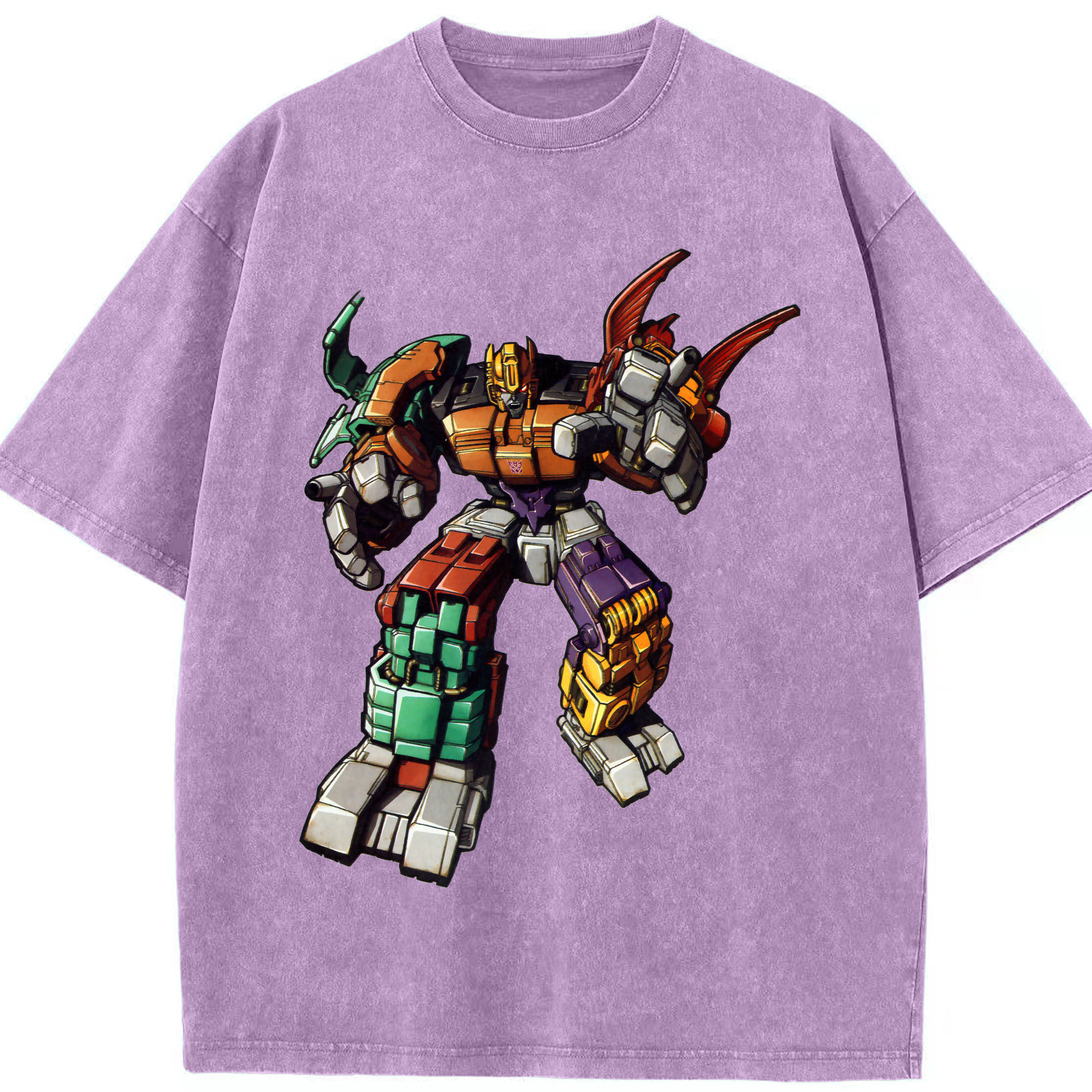 （画像用）  綿100% ヴィンテージ風 半袖Tシャツ（フロントプリント）