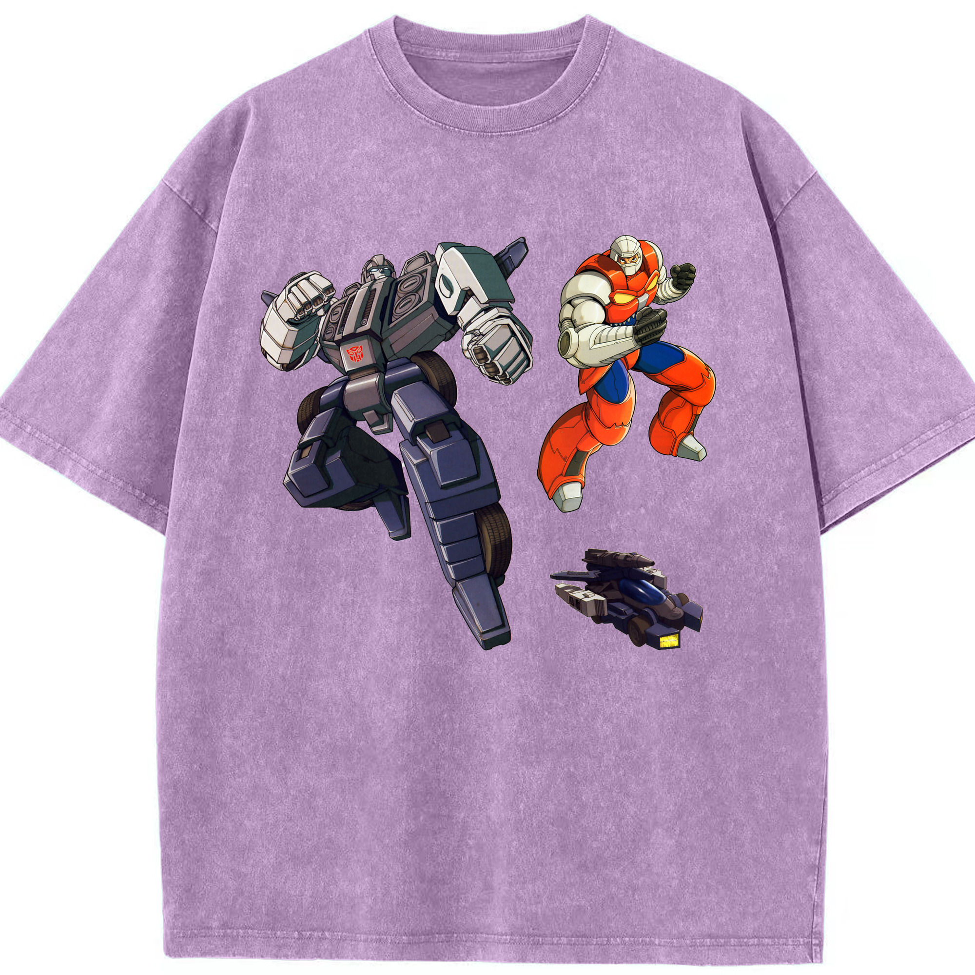 （画像用）  綿100% ヴィンテージ風 半袖Tシャツ（フロントプリント）