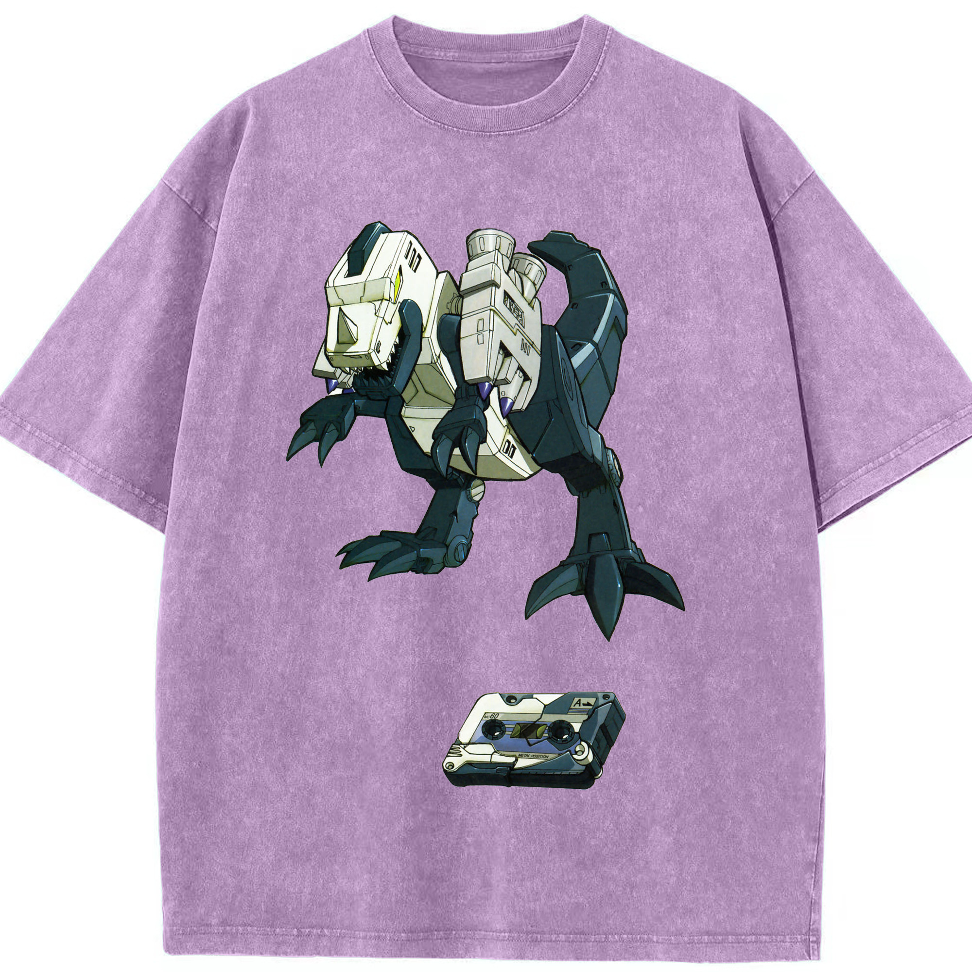 （画像用）  綿100% ヴィンテージ風 半袖Tシャツ（フロントプリント）