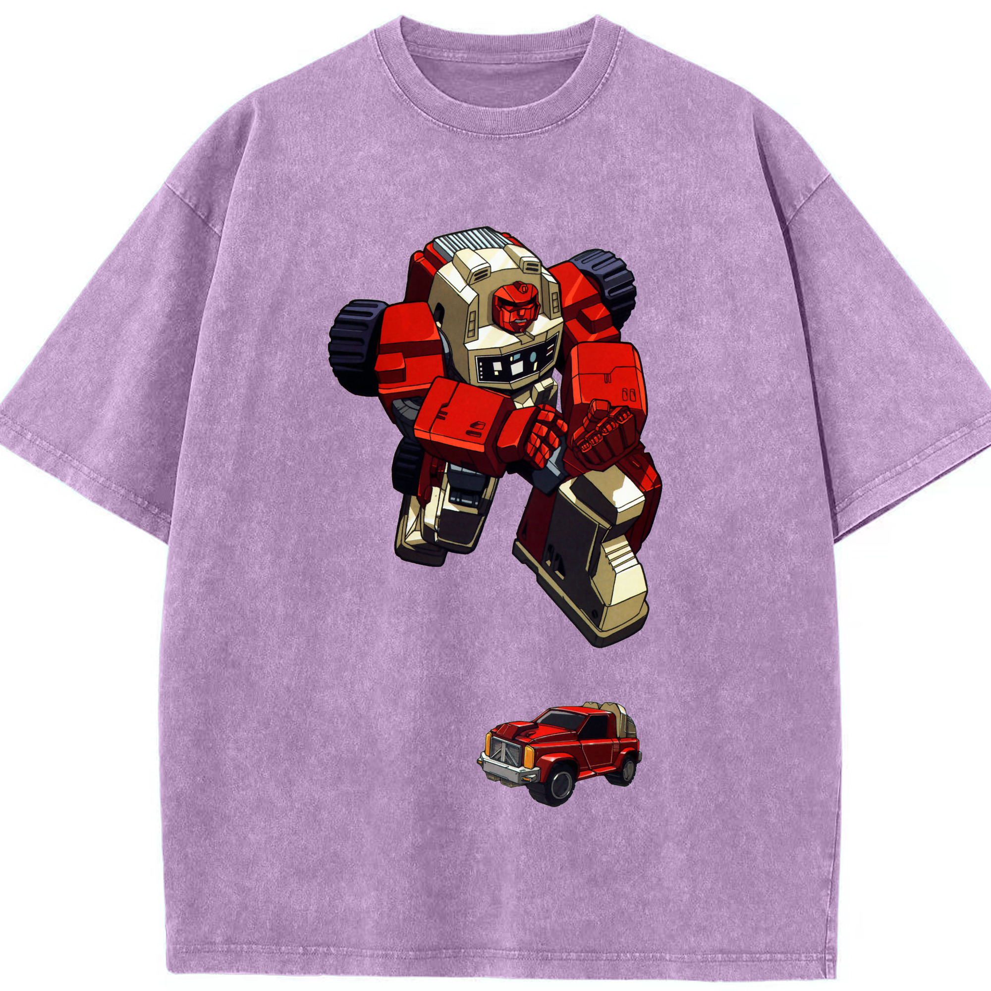 （画像用）  綿100% ヴィンテージ風 半袖Tシャツ（フロントプリント）