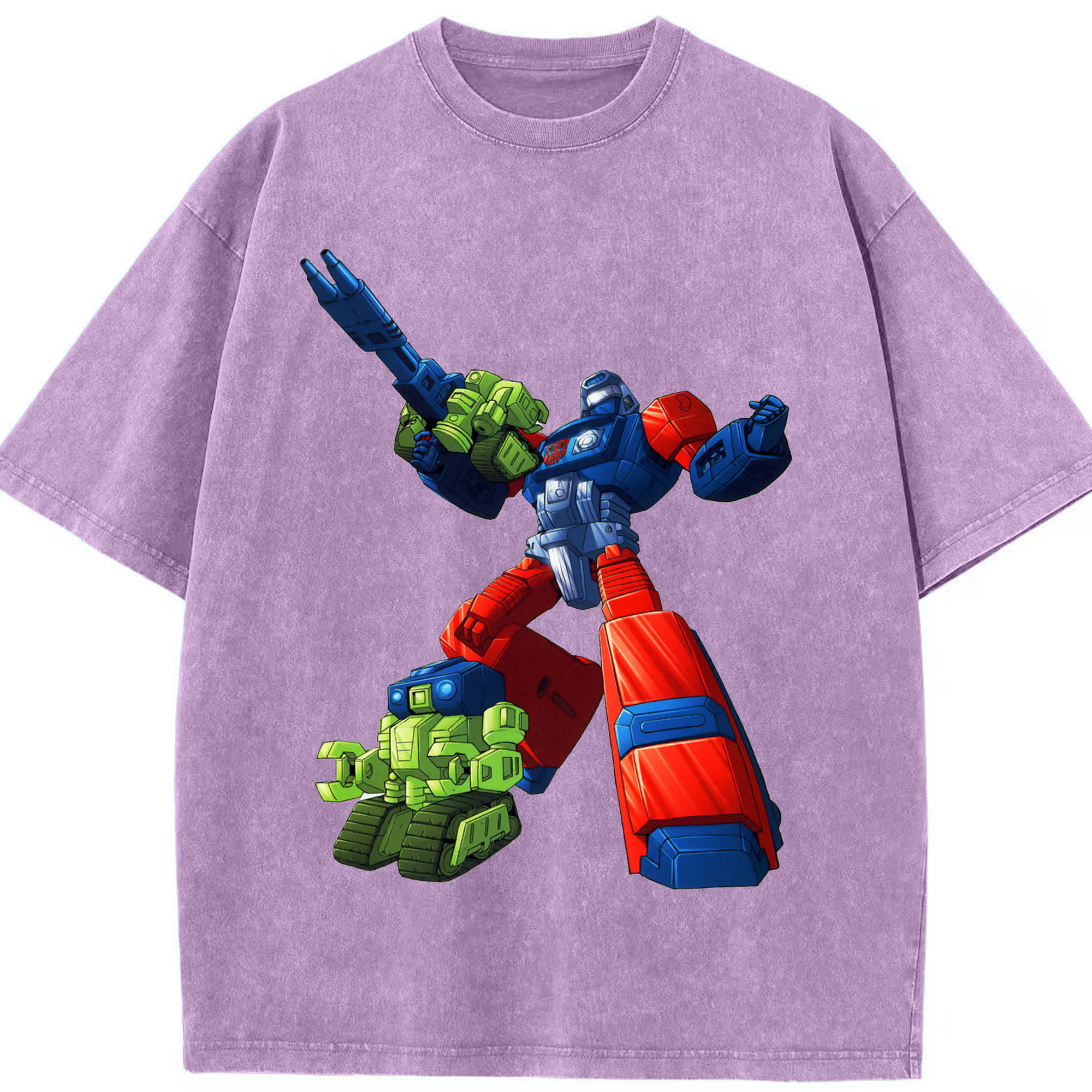 （画像用）  綿100% ヴィンテージ風 半袖Tシャツ（フロントプリント）