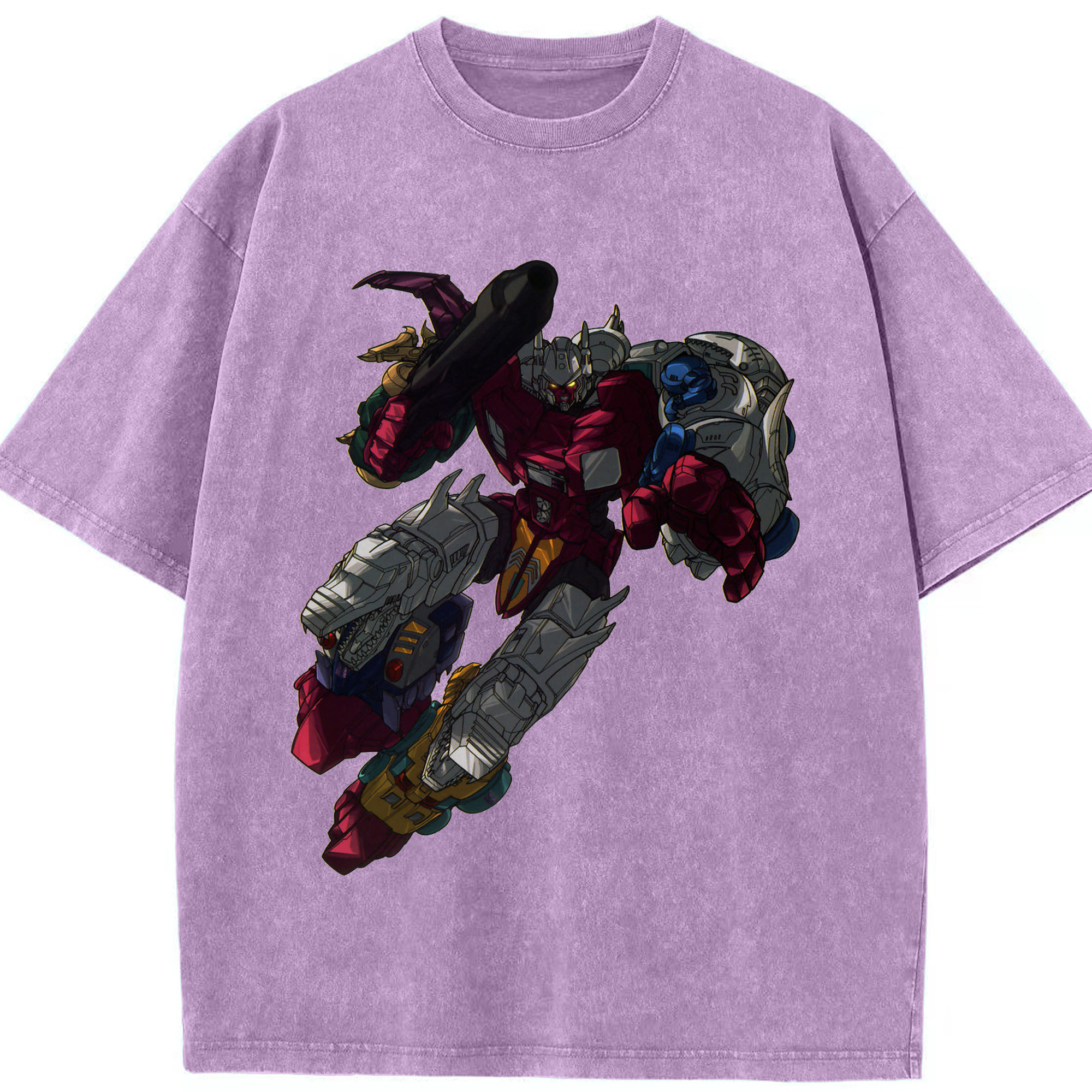 （画像用）  綿100% ヴィンテージ風 半袖Tシャツ（フロントプリント）