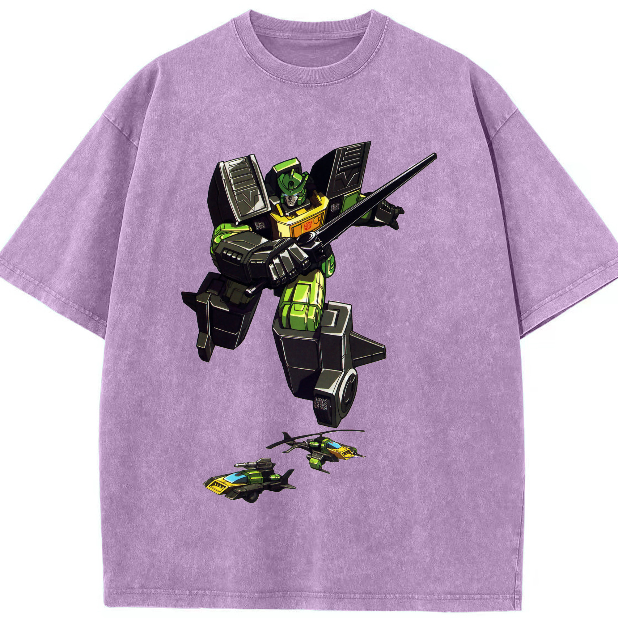 （画像用）  綿100% ヴィンテージ風 半袖Tシャツ（フロントプリント）