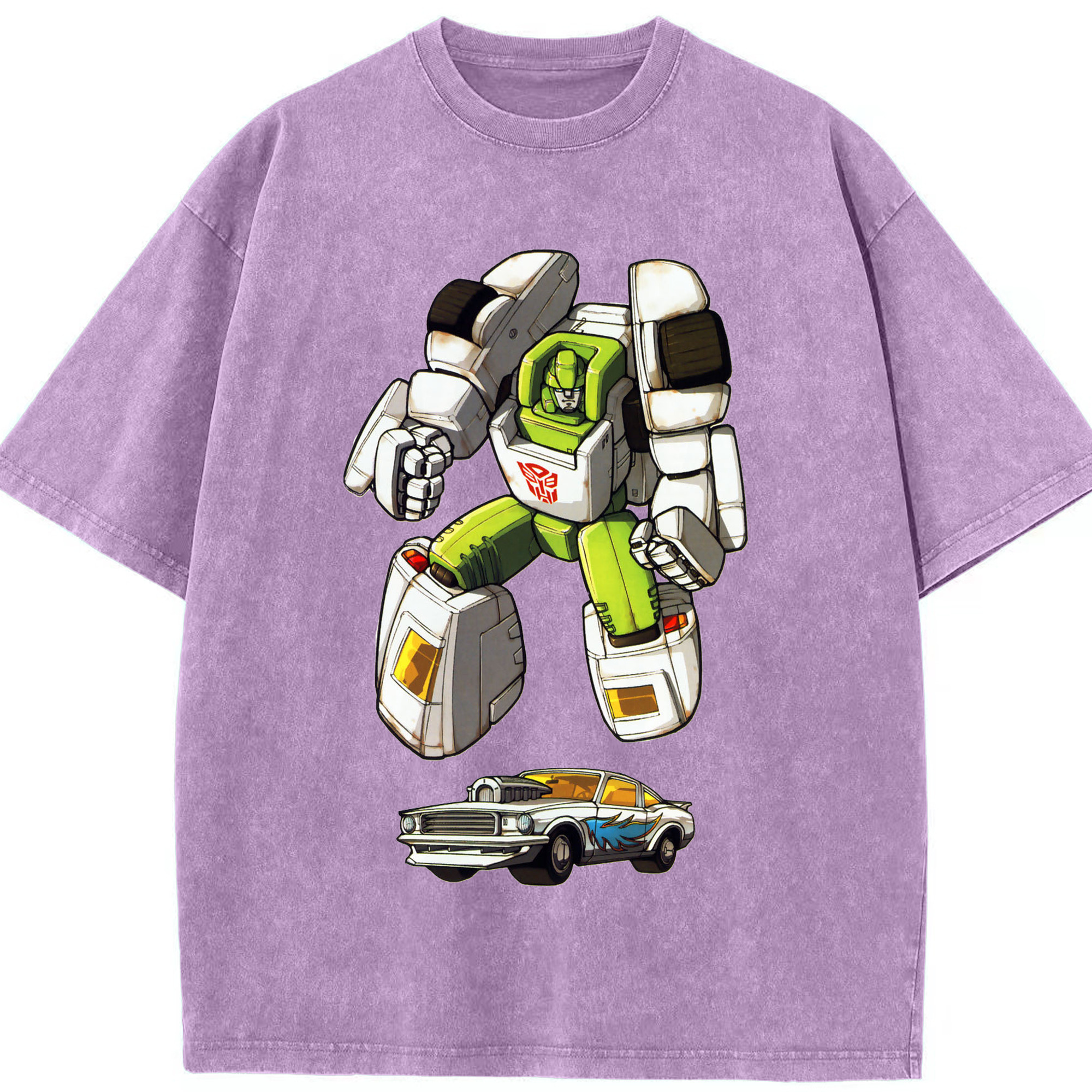 （画像用）  綿100% ヴィンテージ風 半袖Tシャツ（フロントプリント）