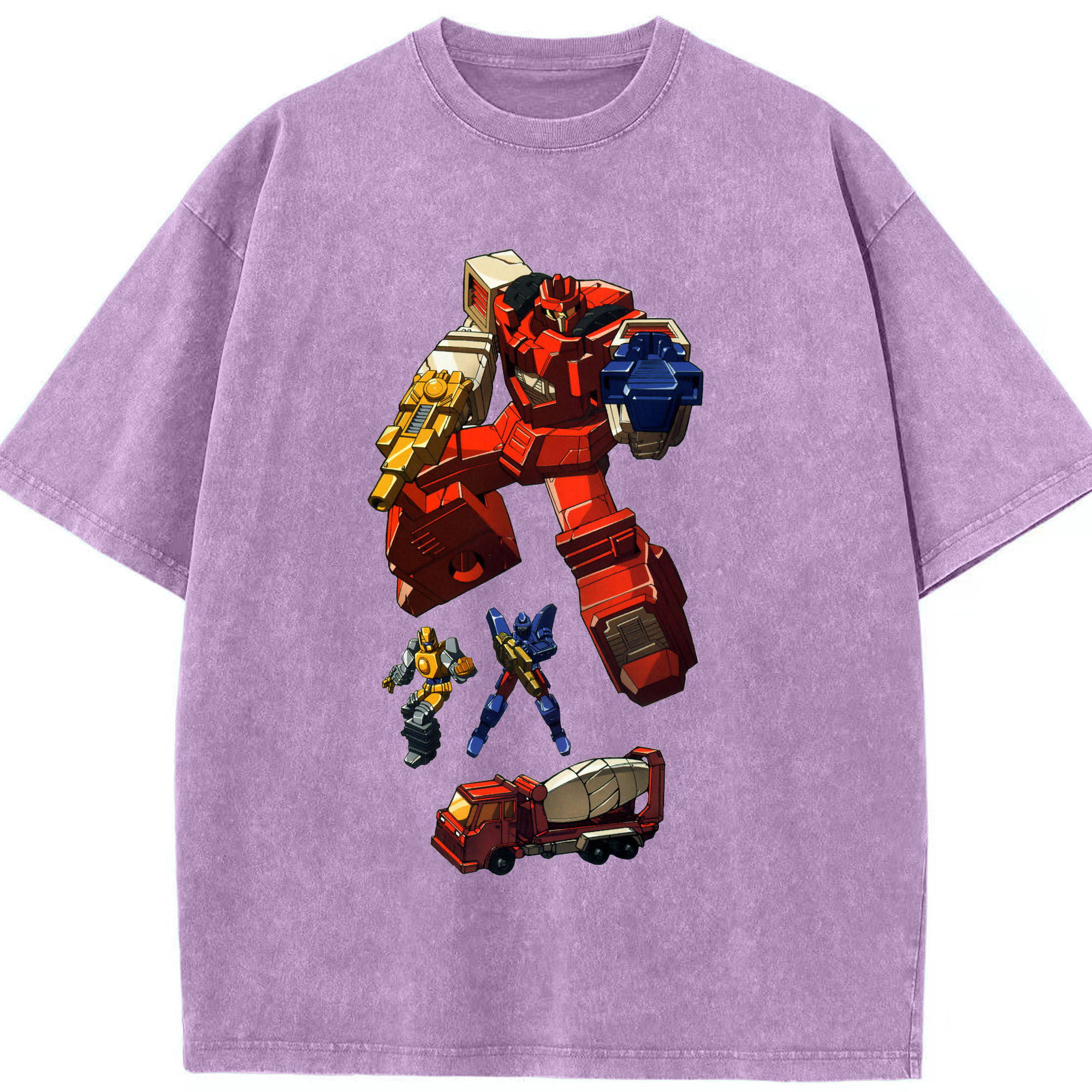 （画像用）  綿100% ヴィンテージ風 半袖Tシャツ（フロントプリント）