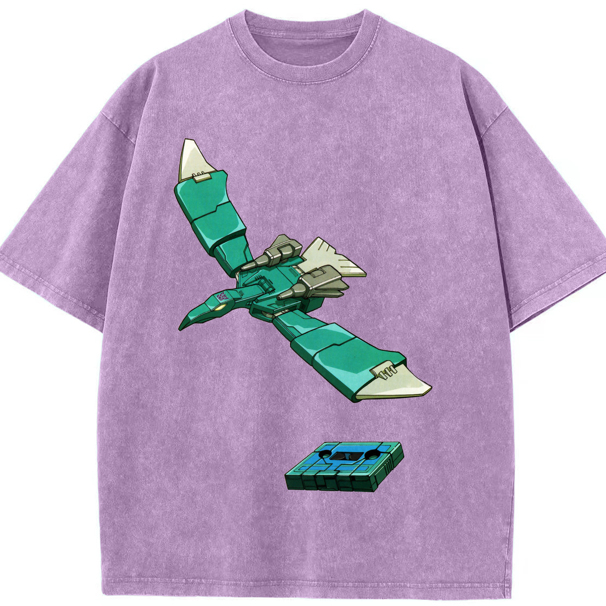 （画像用）  綿100% ヴィンテージ風 半袖Tシャツ（フロントプリント）