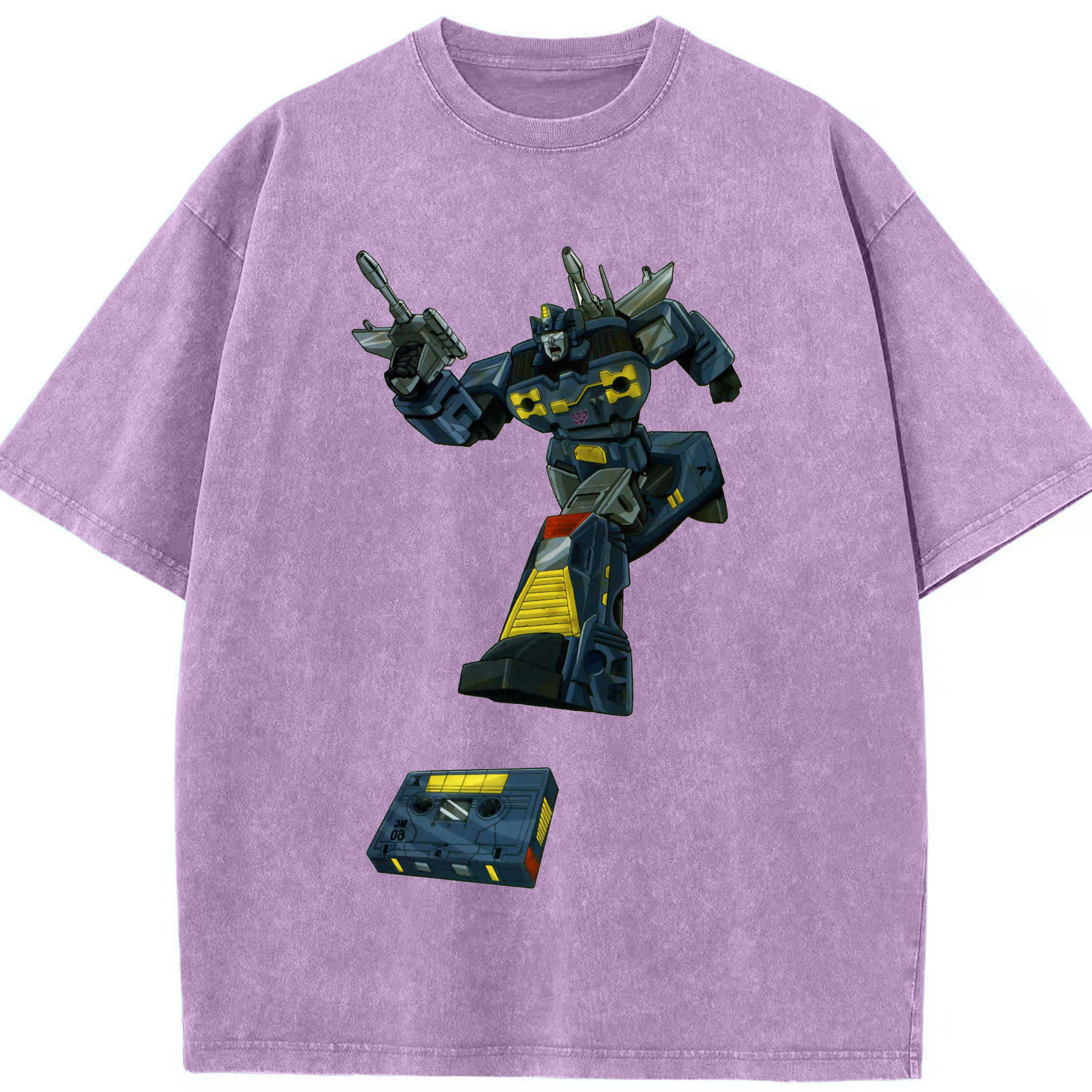 （画像用）  綿100% ヴィンテージ風 半袖Tシャツ（フロントプリント）
