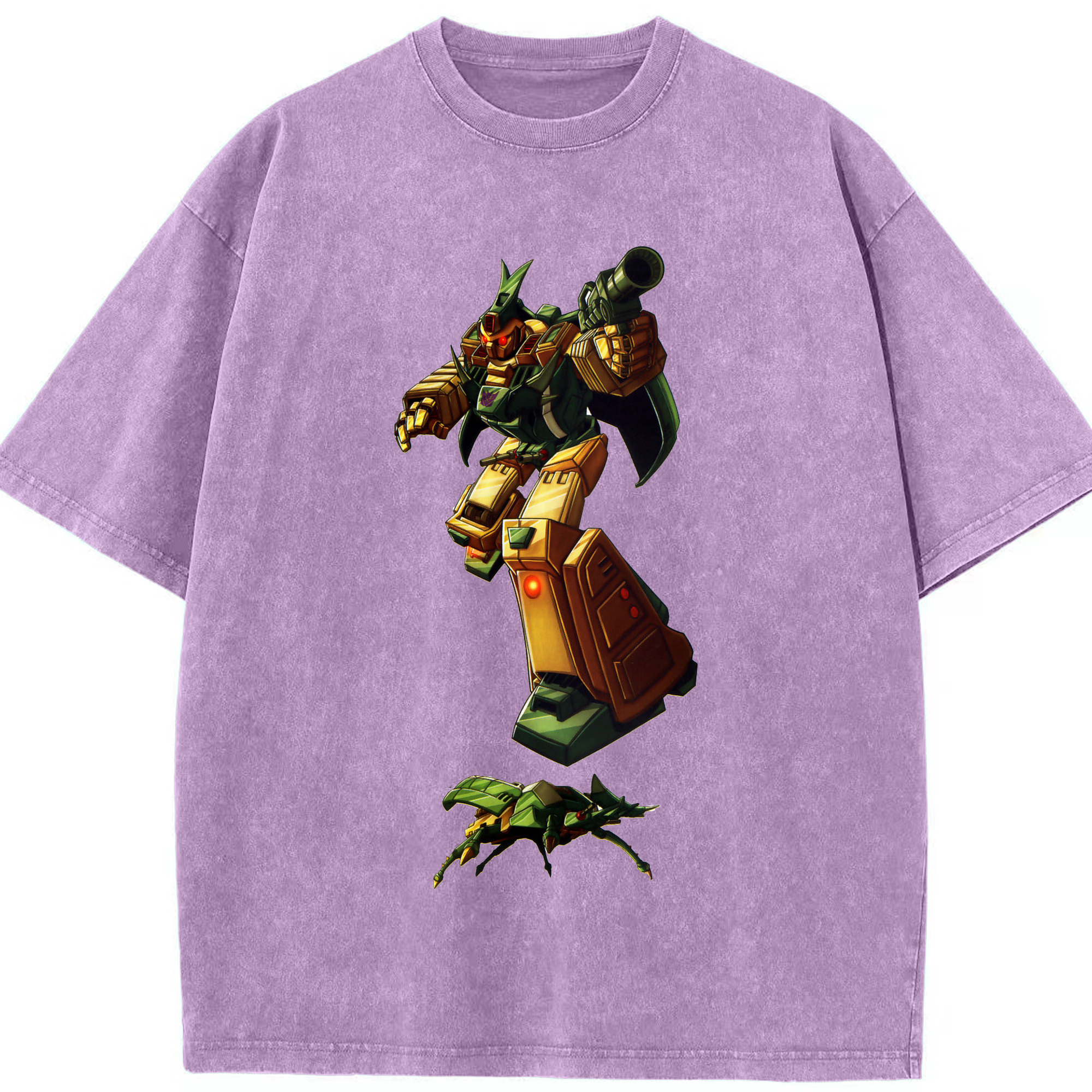 （画像用）  綿100% ヴィンテージ風 半袖Tシャツ（フロントプリント）