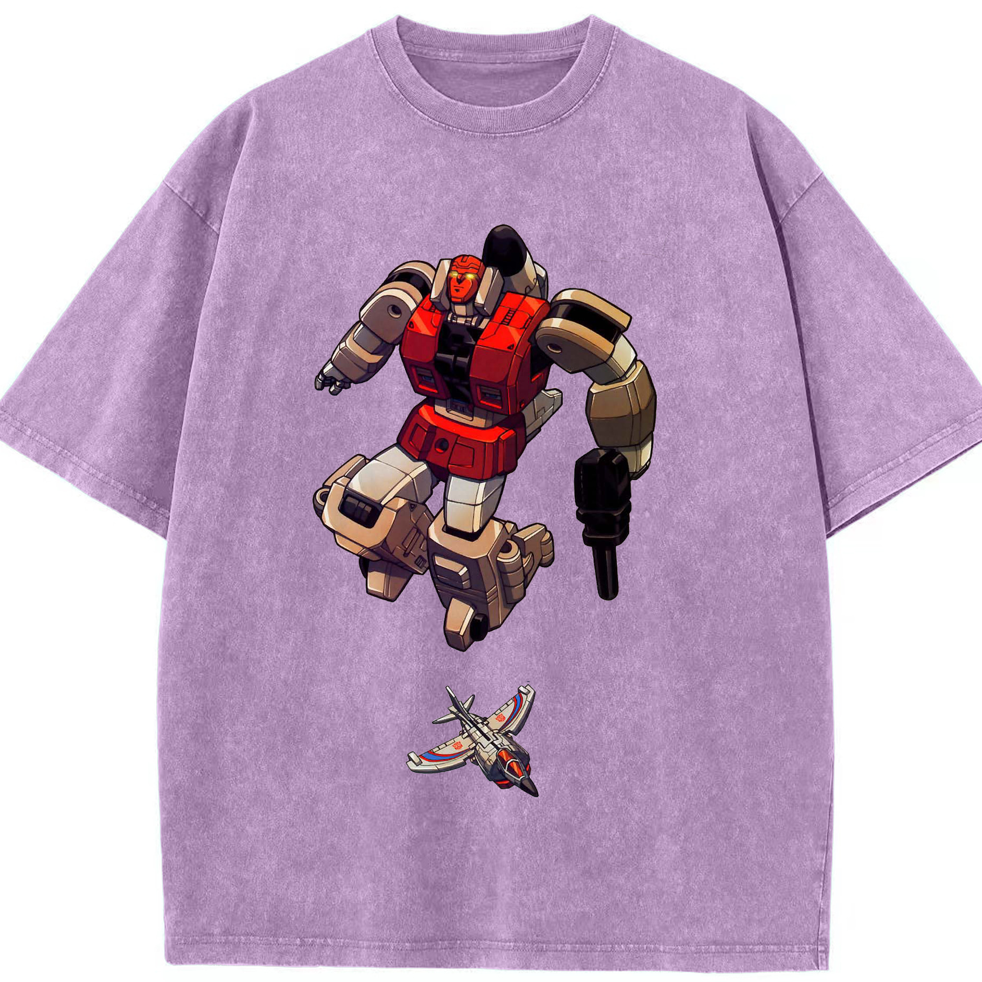 （画像用）  綿100% ヴィンテージ風 半袖Tシャツ（フロントプリント）