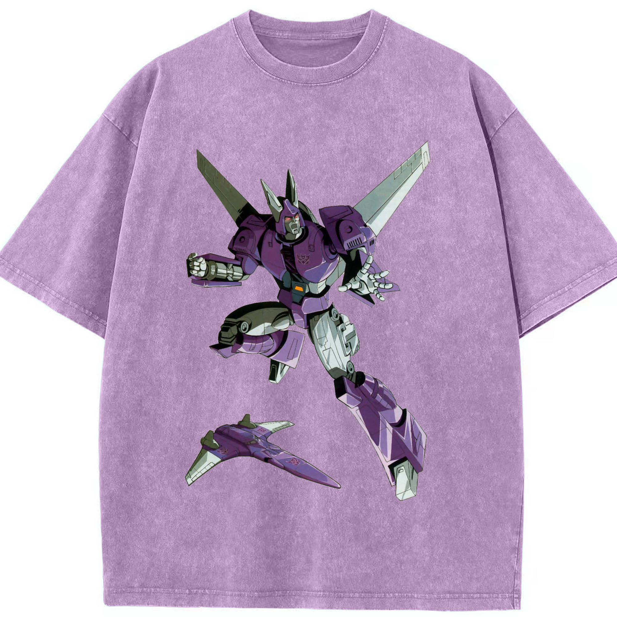 （画像用）  綿100% ヴィンテージ風 半袖Tシャツ（フロントプリント）