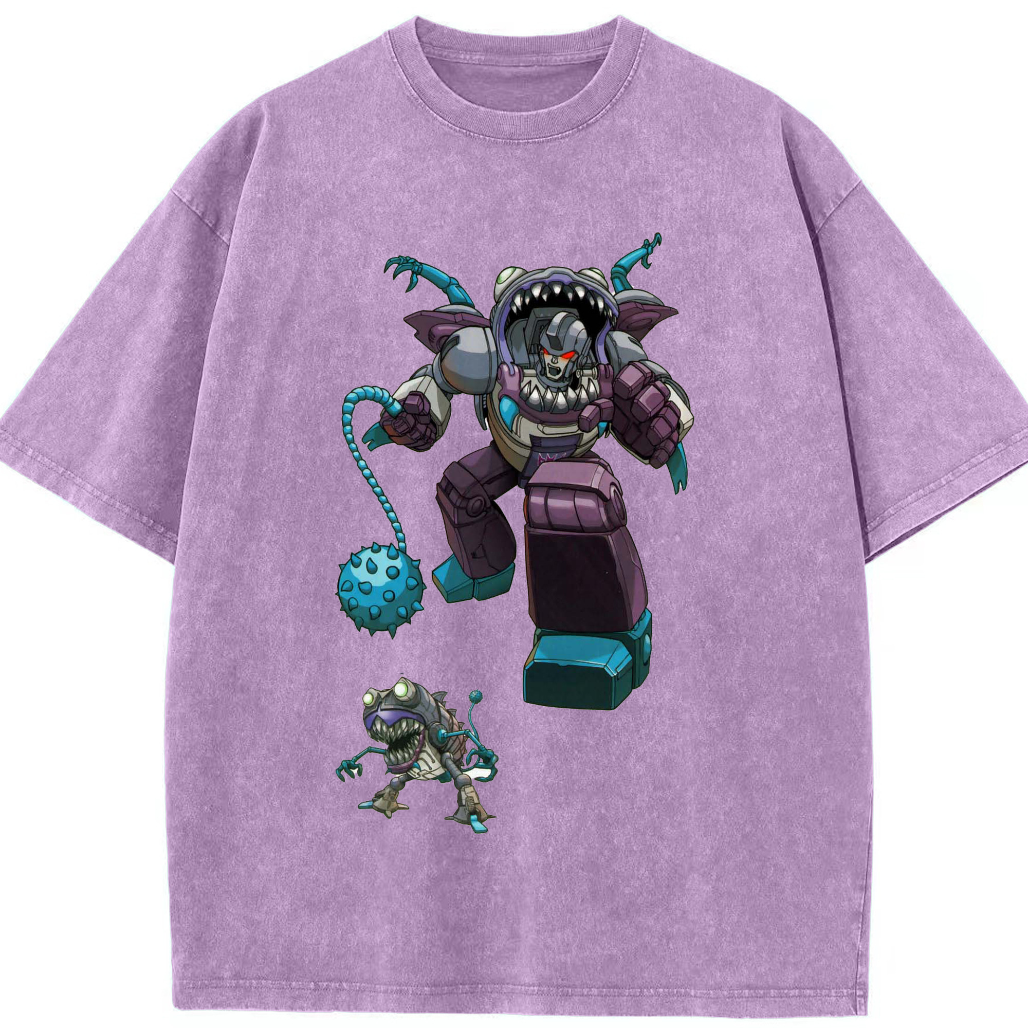 （画像用）  綿100% ヴィンテージ風 半袖Tシャツ（フロントプリント）