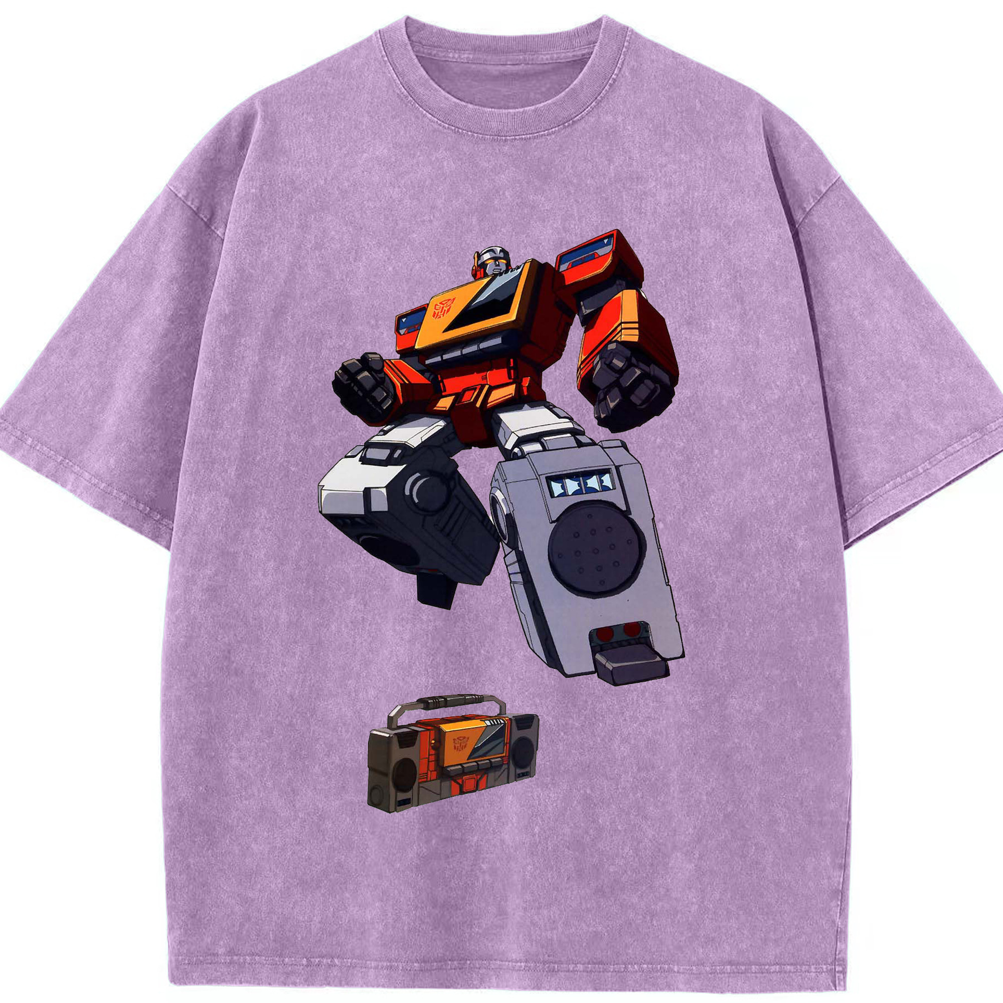 （画像用）  綿100% ヴィンテージ風 半袖Tシャツ（フロントプリント）