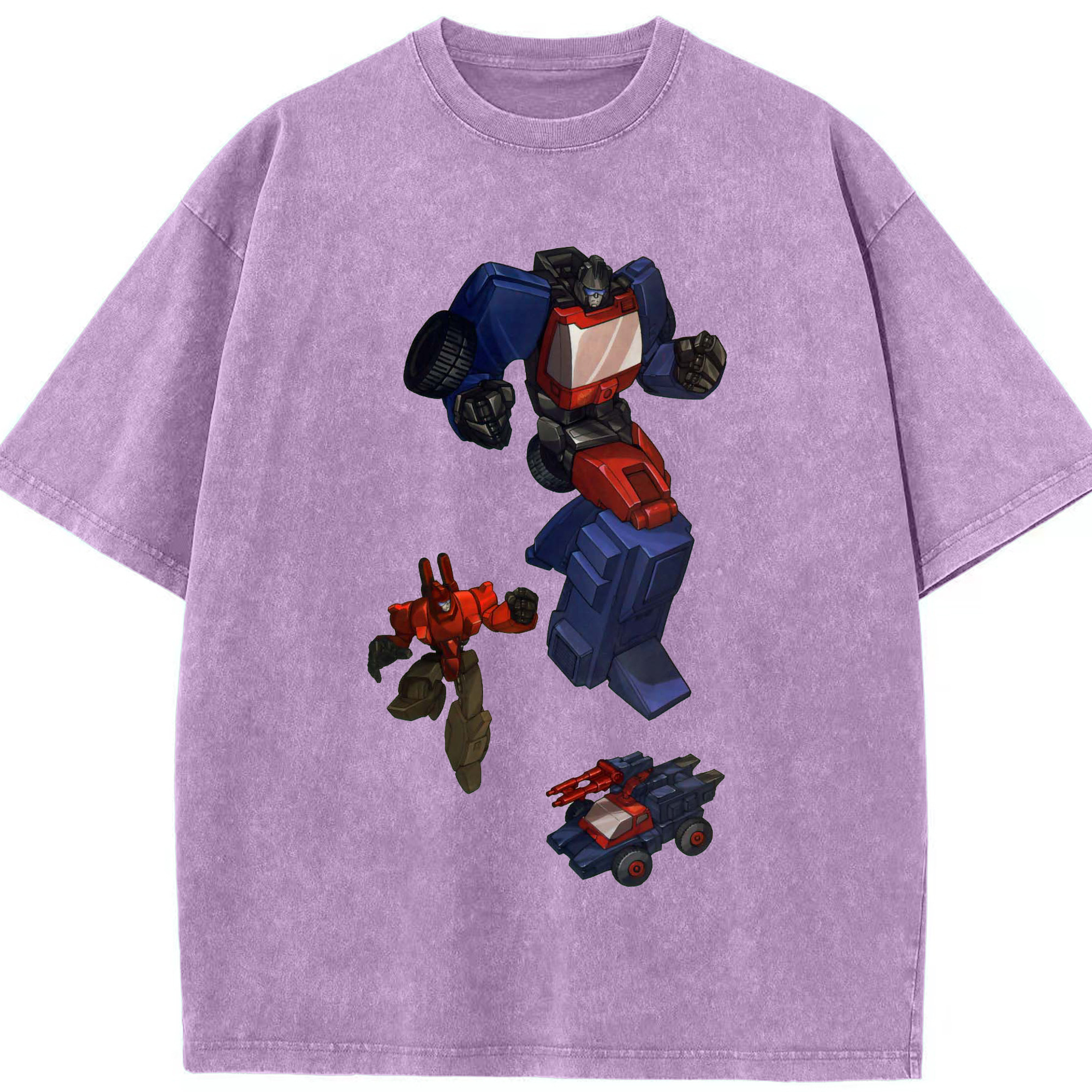 （画像用）  綿100% ヴィンテージ風 半袖Tシャツ（フロントプリント）