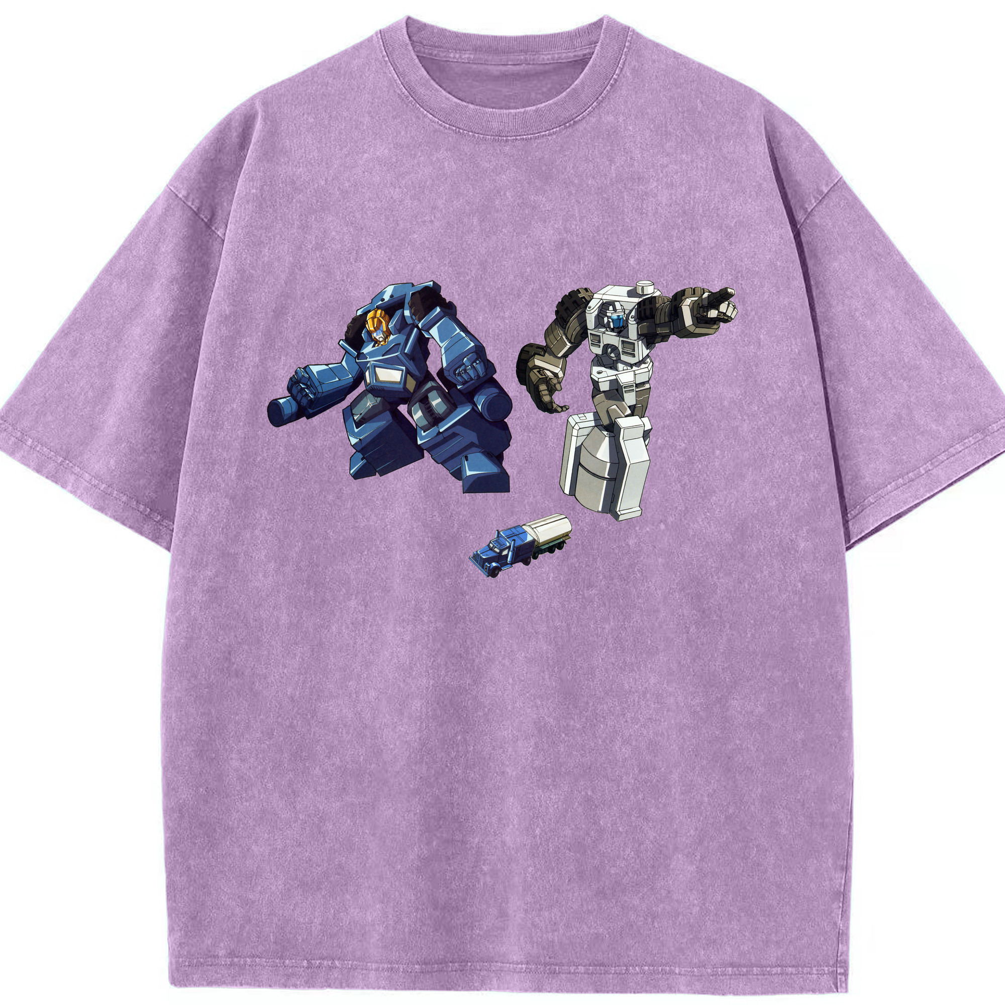（画像用）  綿100% ヴィンテージ風 半袖Tシャツ（フロントプリント）