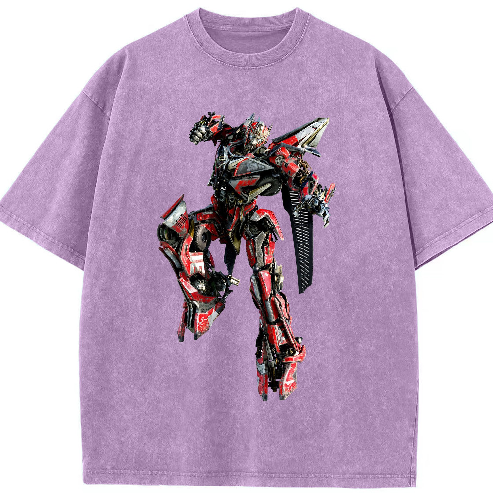 （画像用）  綿100% ヴィンテージ風 半袖Tシャツ（フロントプリント）