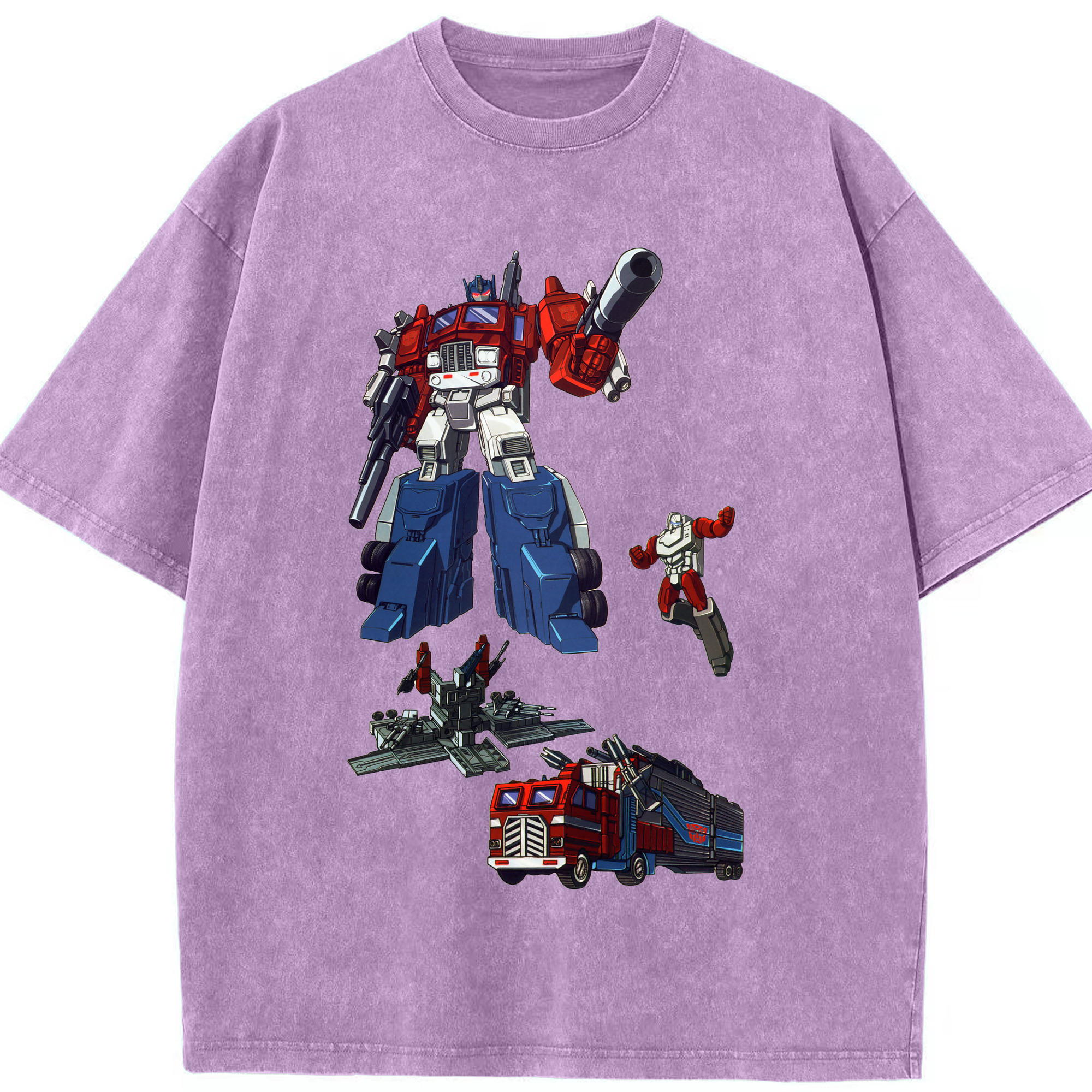 （画像用）  綿100% ヴィンテージ風 半袖Tシャツ（フロントプリント）