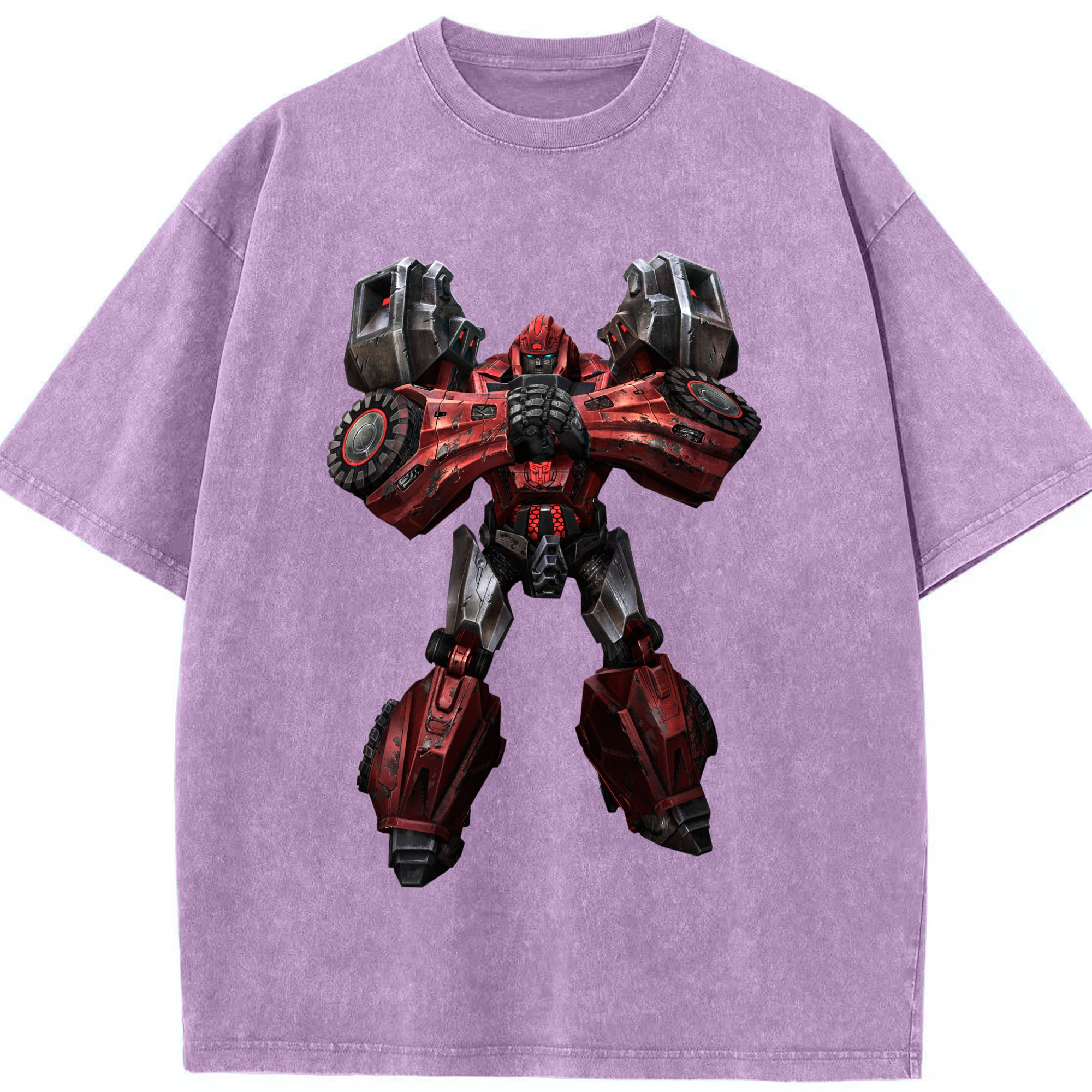 （画像用）  綿100% ヴィンテージ風 半袖Tシャツ（フロントプリント）