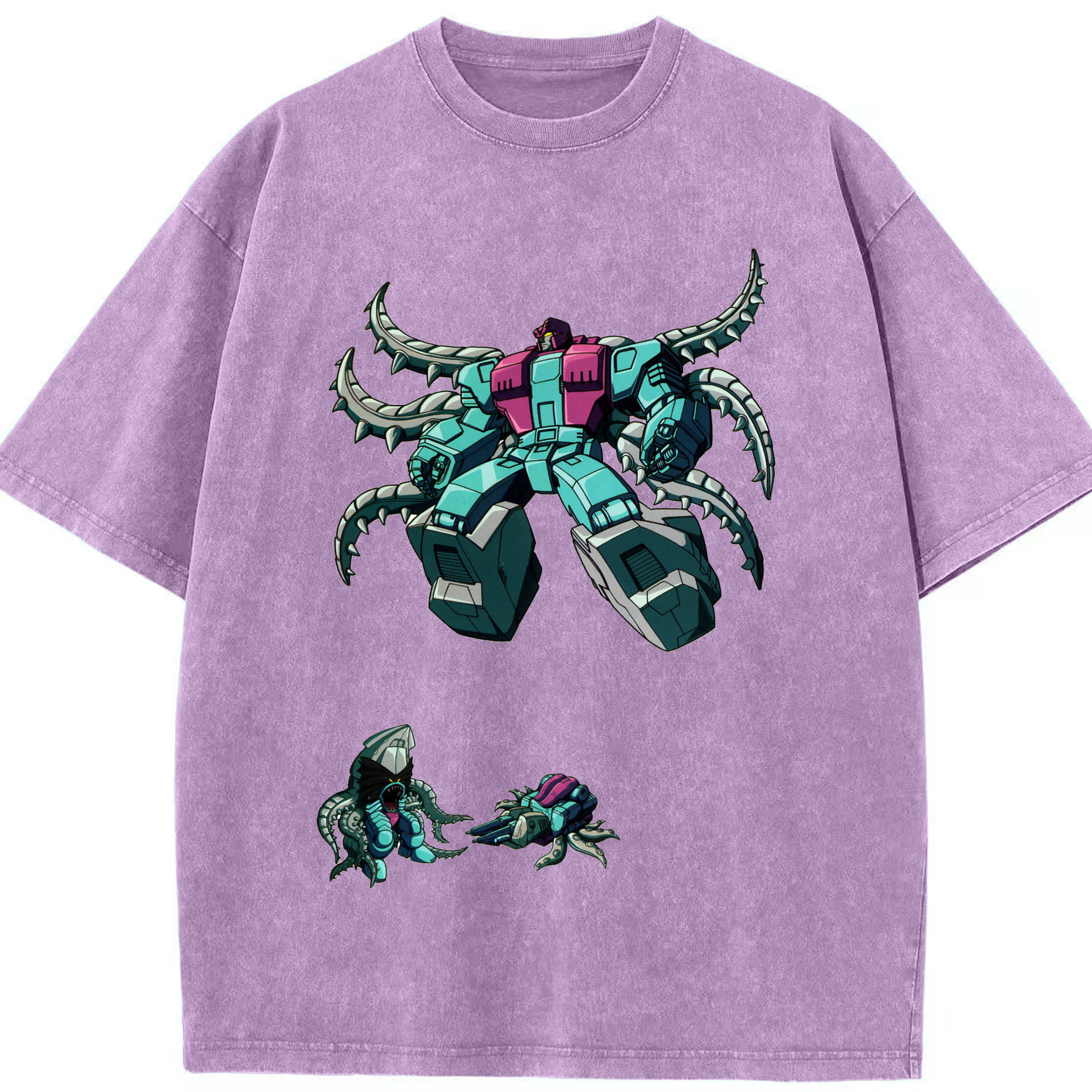 （画像用）  綿100% ヴィンテージ風 半袖Tシャツ（フロントプリント）