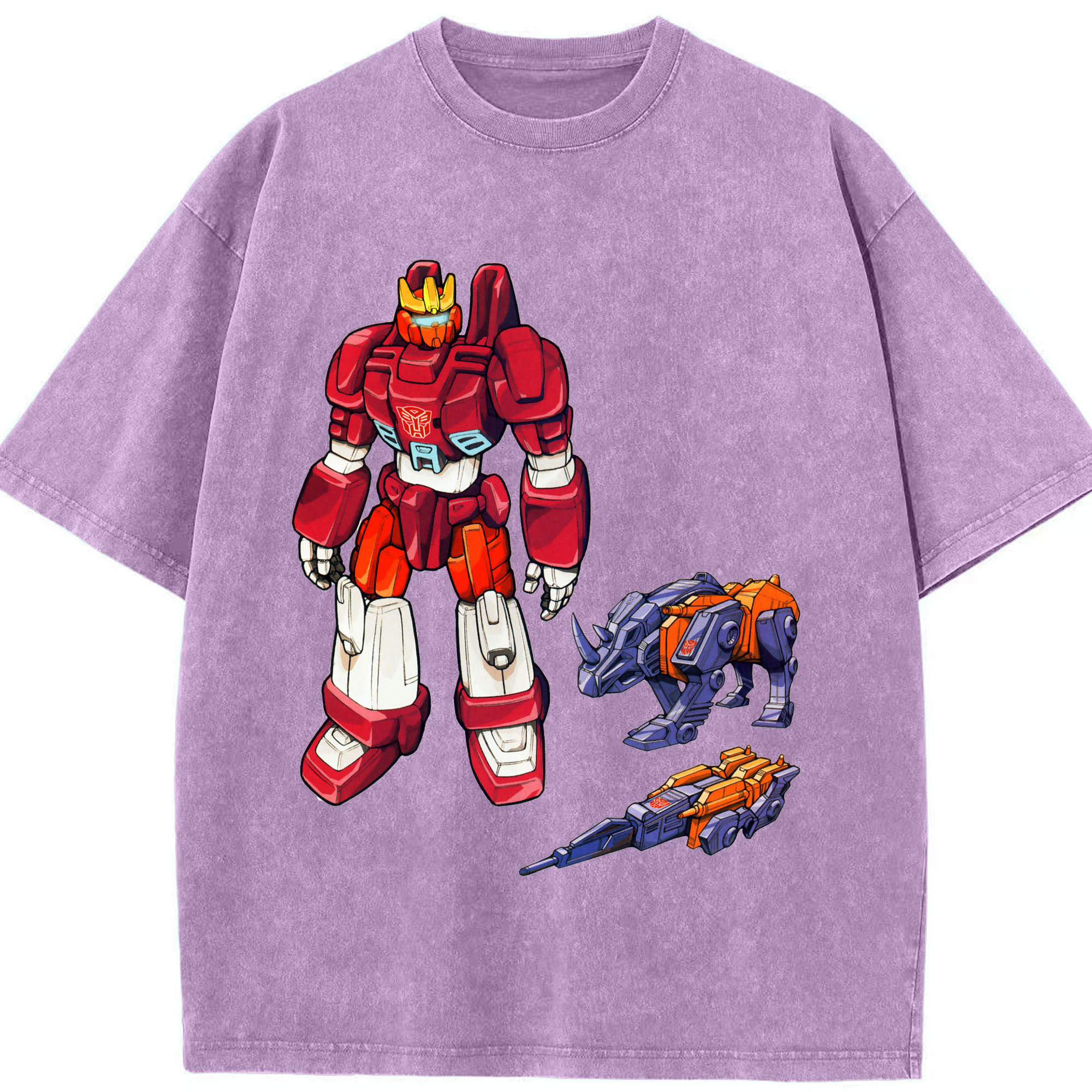 （画像用）  綿100% ヴィンテージ風 半袖Tシャツ（フロントプリント）