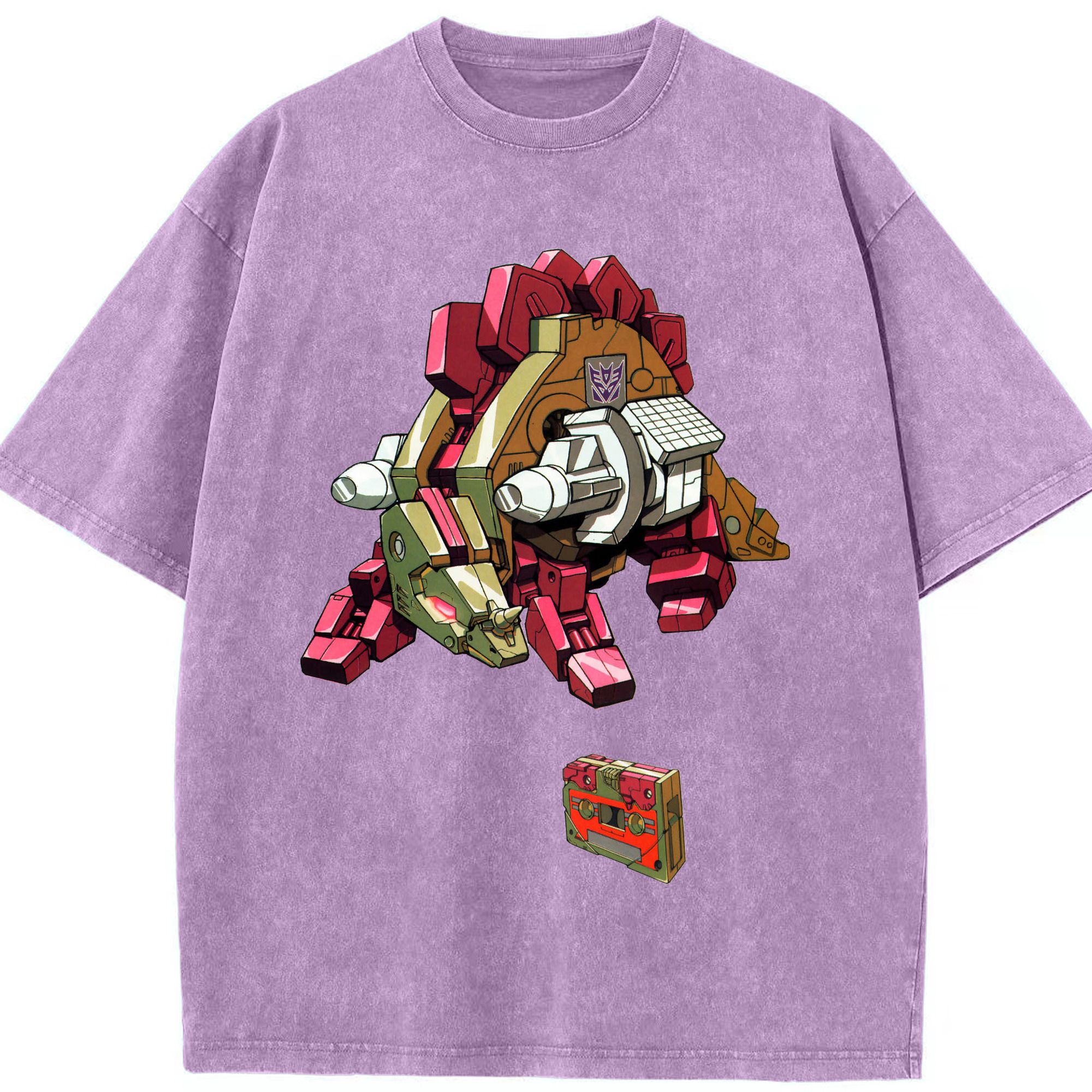 （画像用）  綿100% ヴィンテージ風 半袖Tシャツ（フロントプリント）