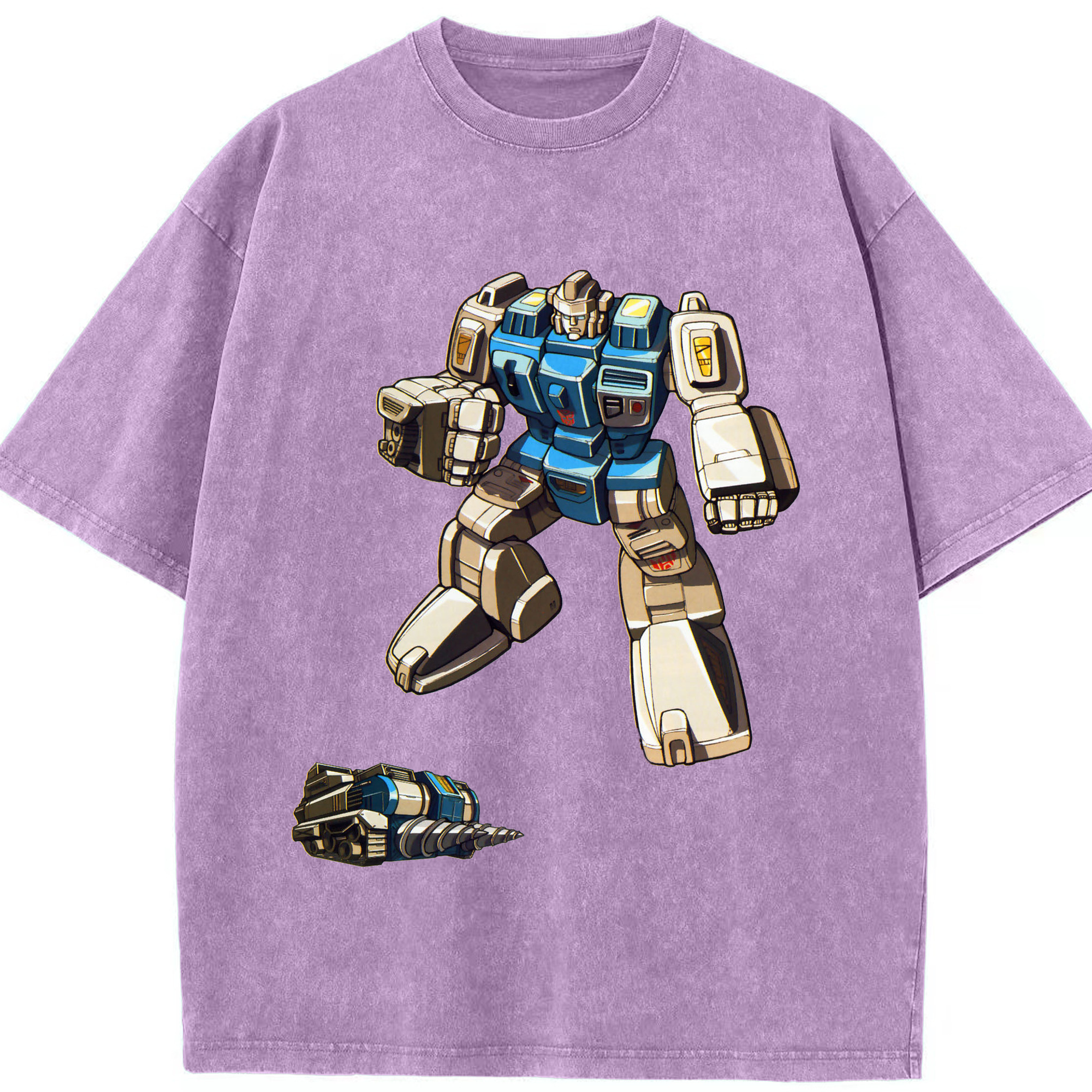 （画像用）  綿100% ヴィンテージ風 半袖Tシャツ（フロントプリント）