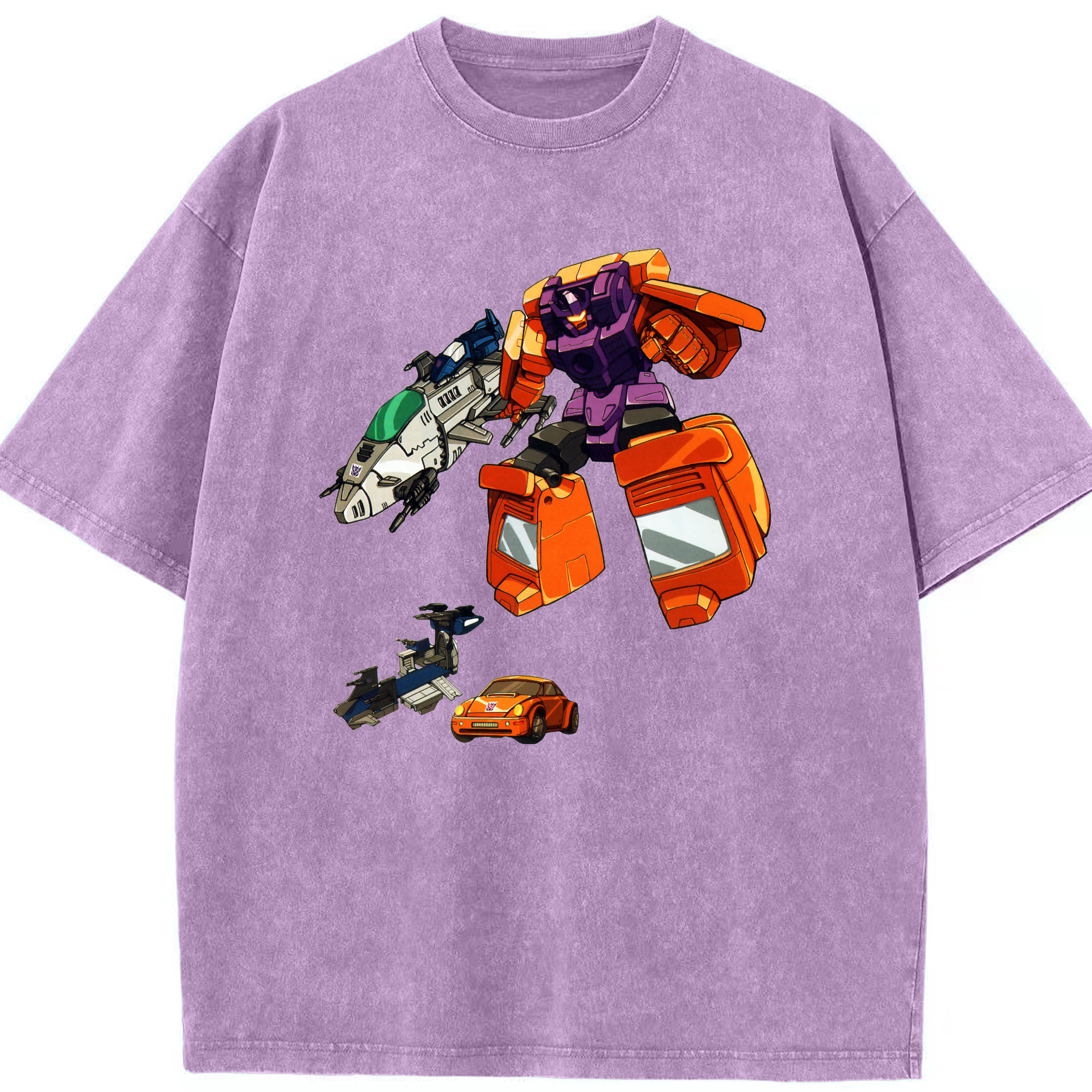 （画像用）  綿100% ヴィンテージ風 半袖Tシャツ（フロントプリント）