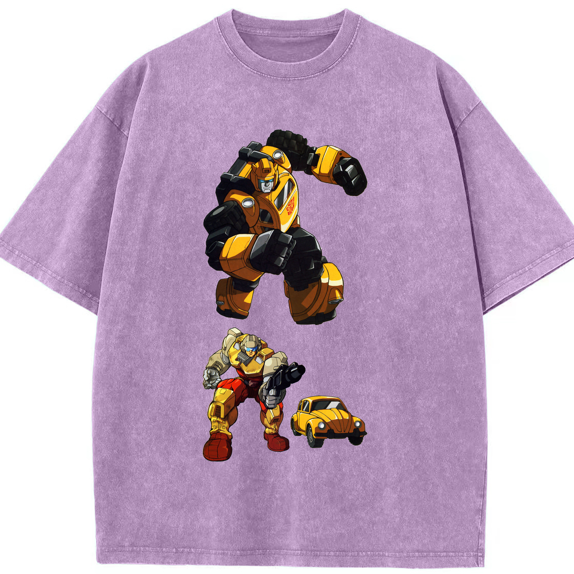 （画像用）  綿100% ヴィンテージ風 半袖Tシャツ（フロントプリント）