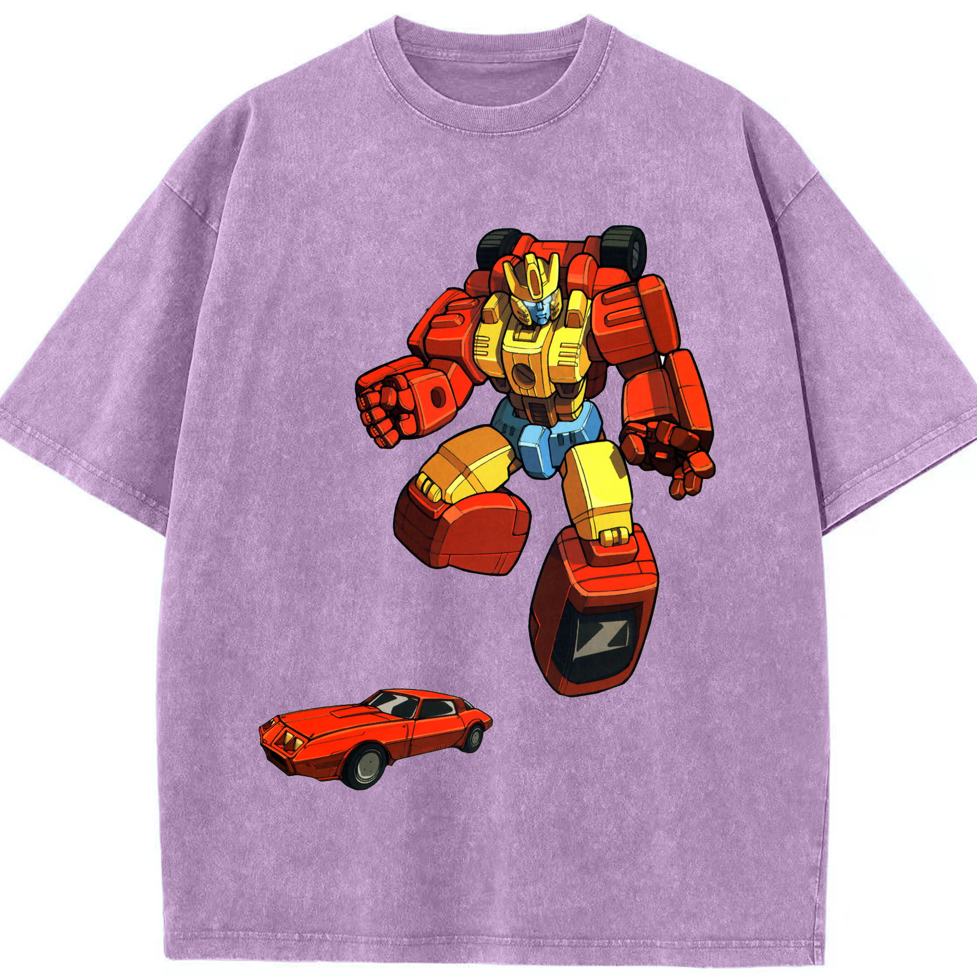 （画像用）  綿100% ヴィンテージ風 半袖Tシャツ（フロントプリント）