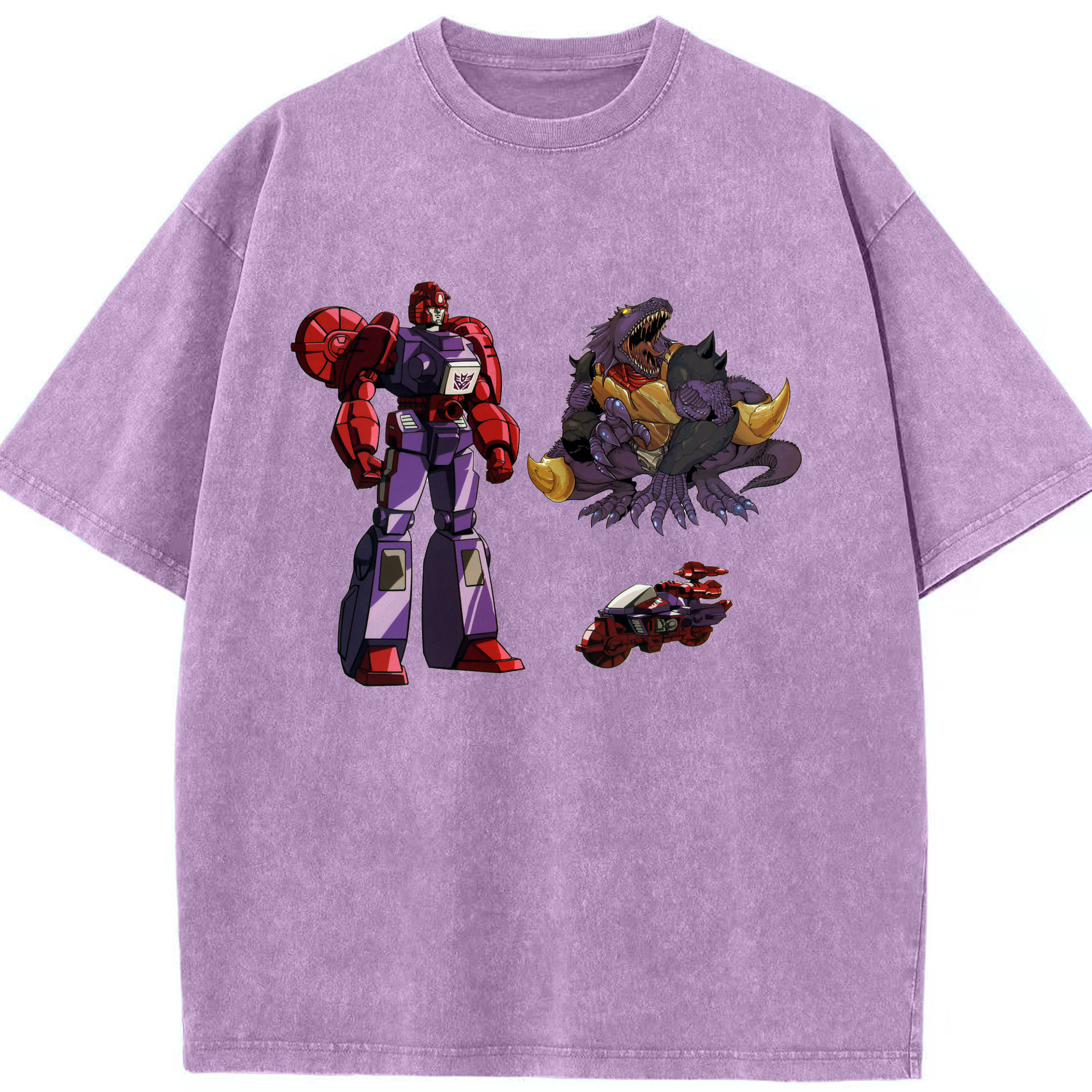 （画像用）  綿100% ヴィンテージ風 半袖Tシャツ（フロントプリント）