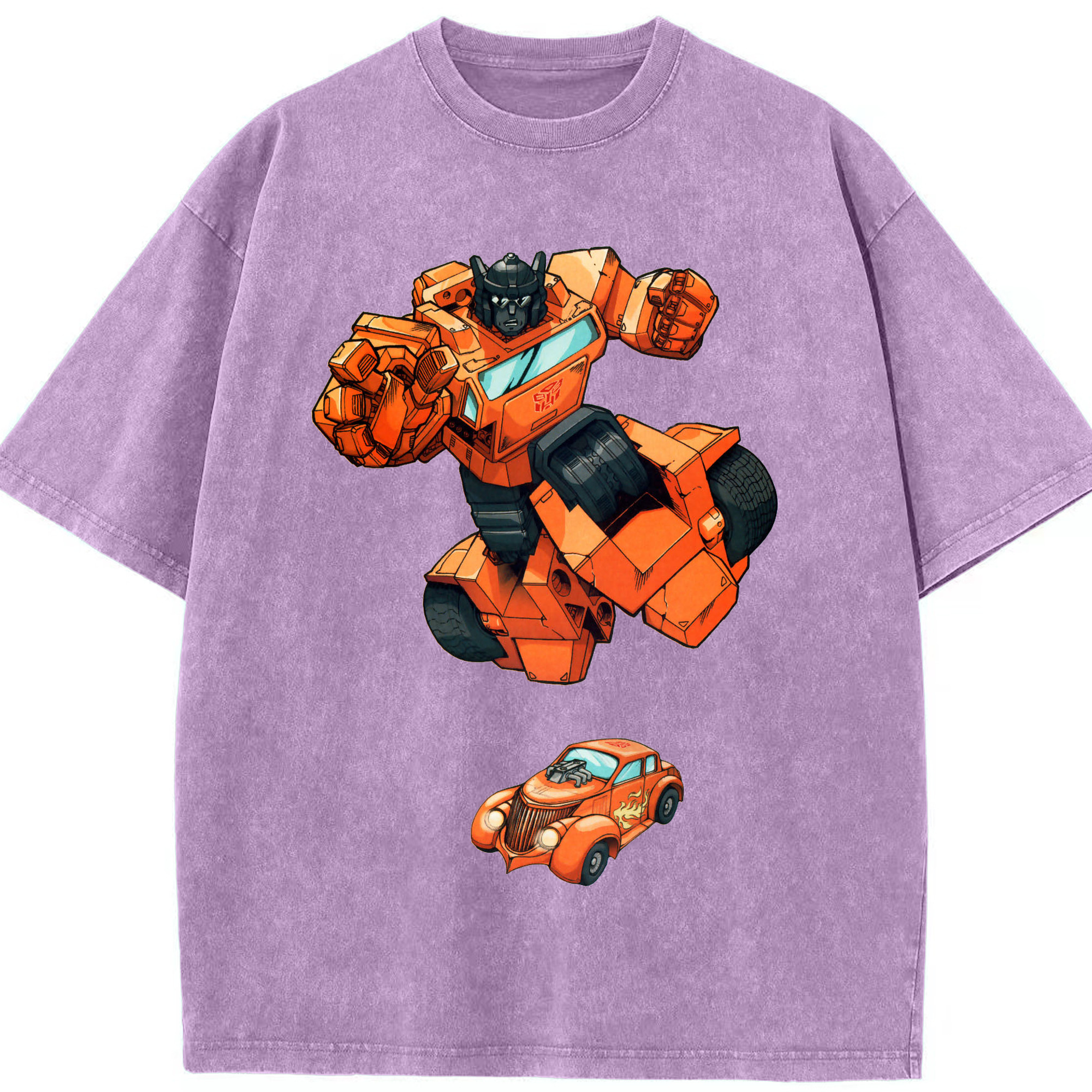 （画像用）  綿100% ヴィンテージ風 半袖Tシャツ（フロントプリント）