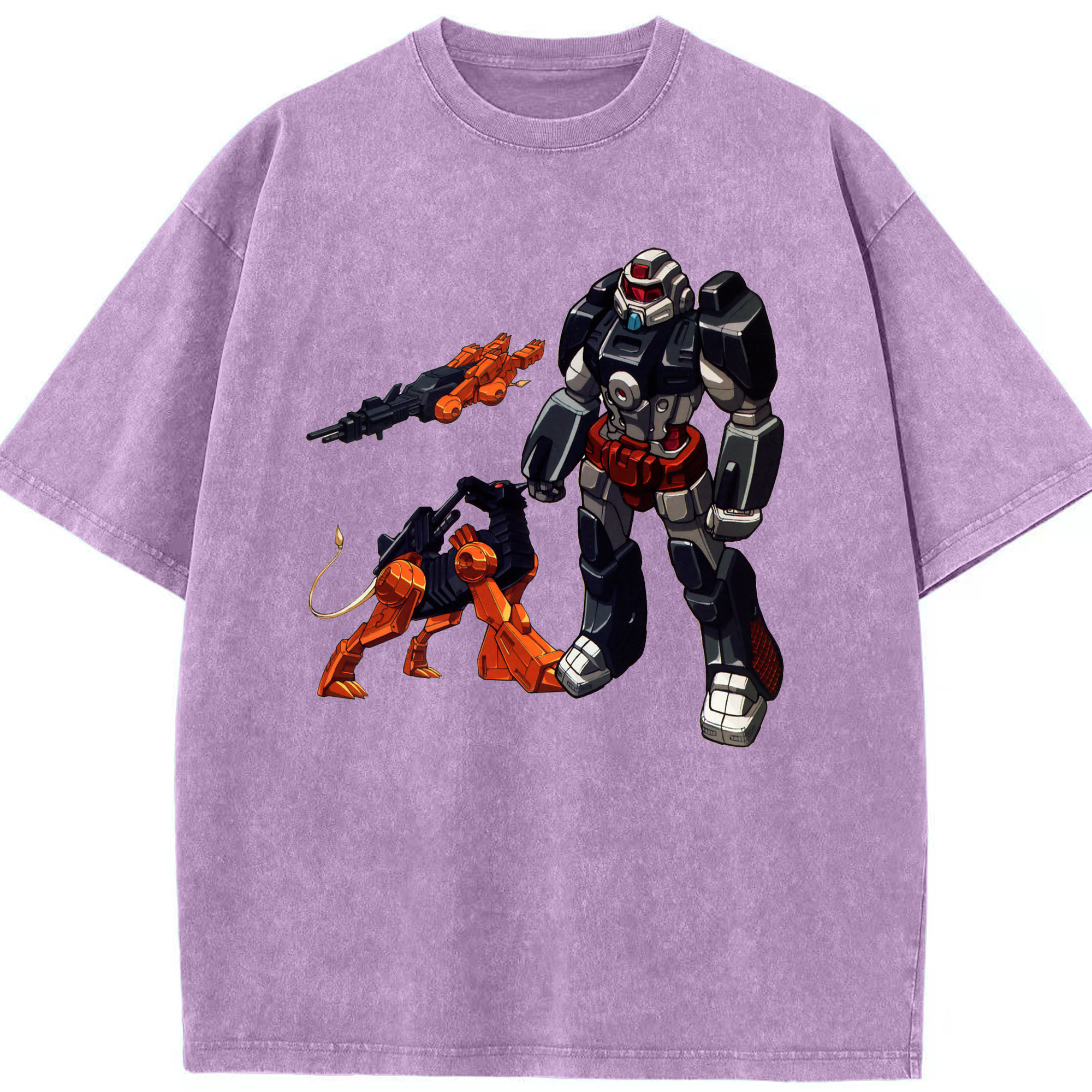 （画像用）  綿100% ヴィンテージ風 半袖Tシャツ（フロントプリント）