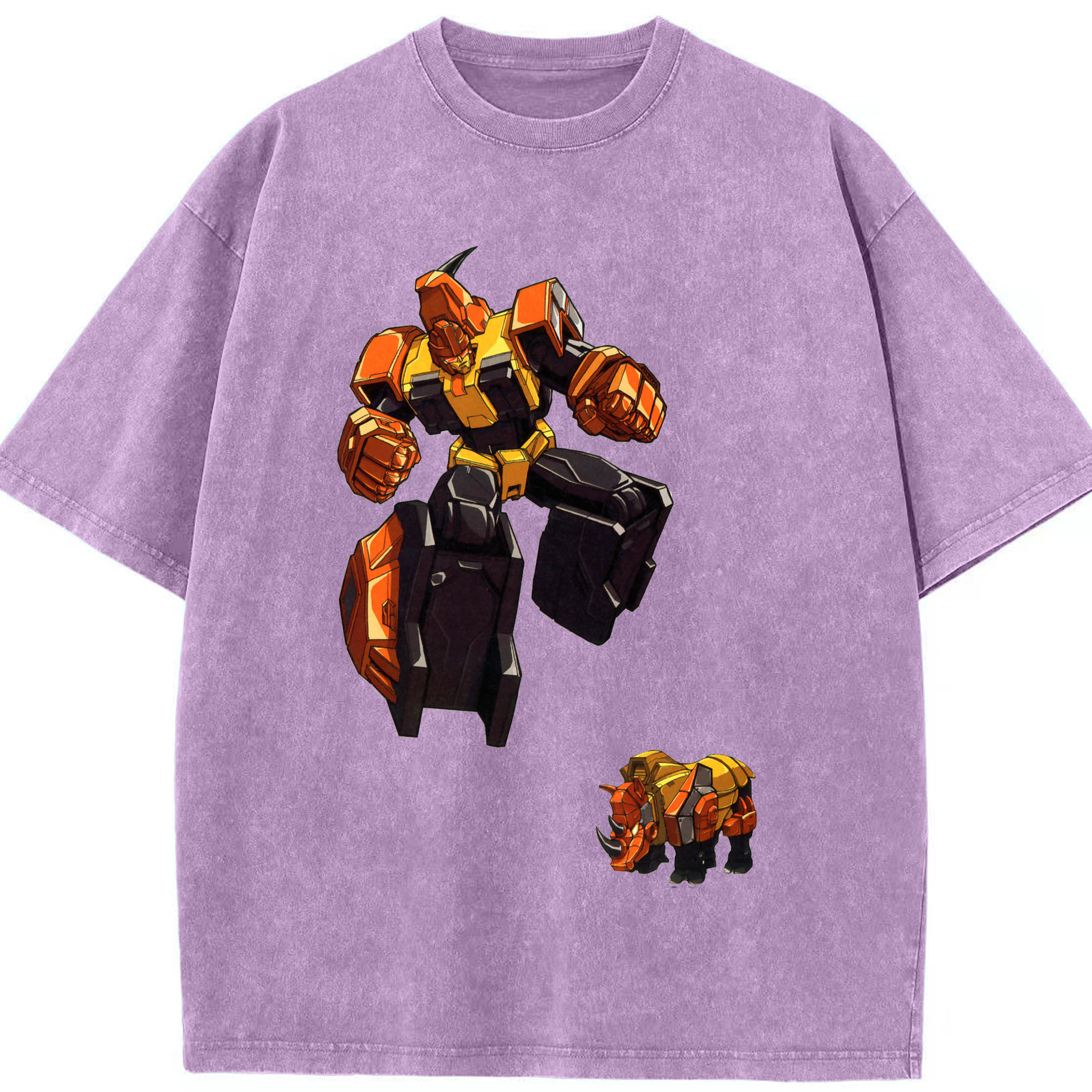 （画像用）  綿100% ヴィンテージ風 半袖Tシャツ（フロントプリント）