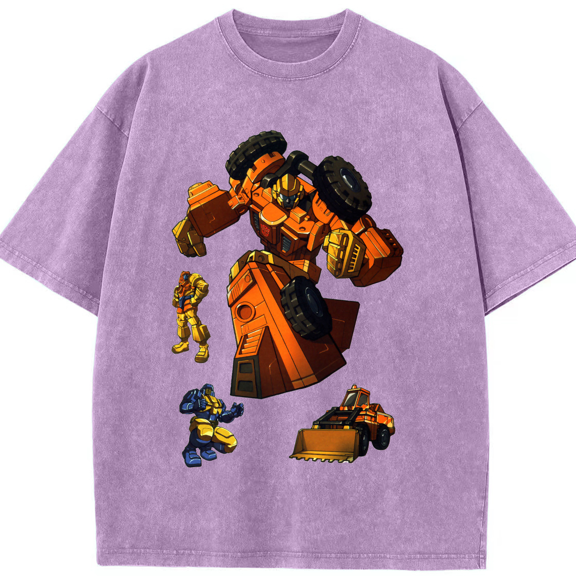 （画像用）  綿100% ヴィンテージ風 半袖Tシャツ（フロントプリント）