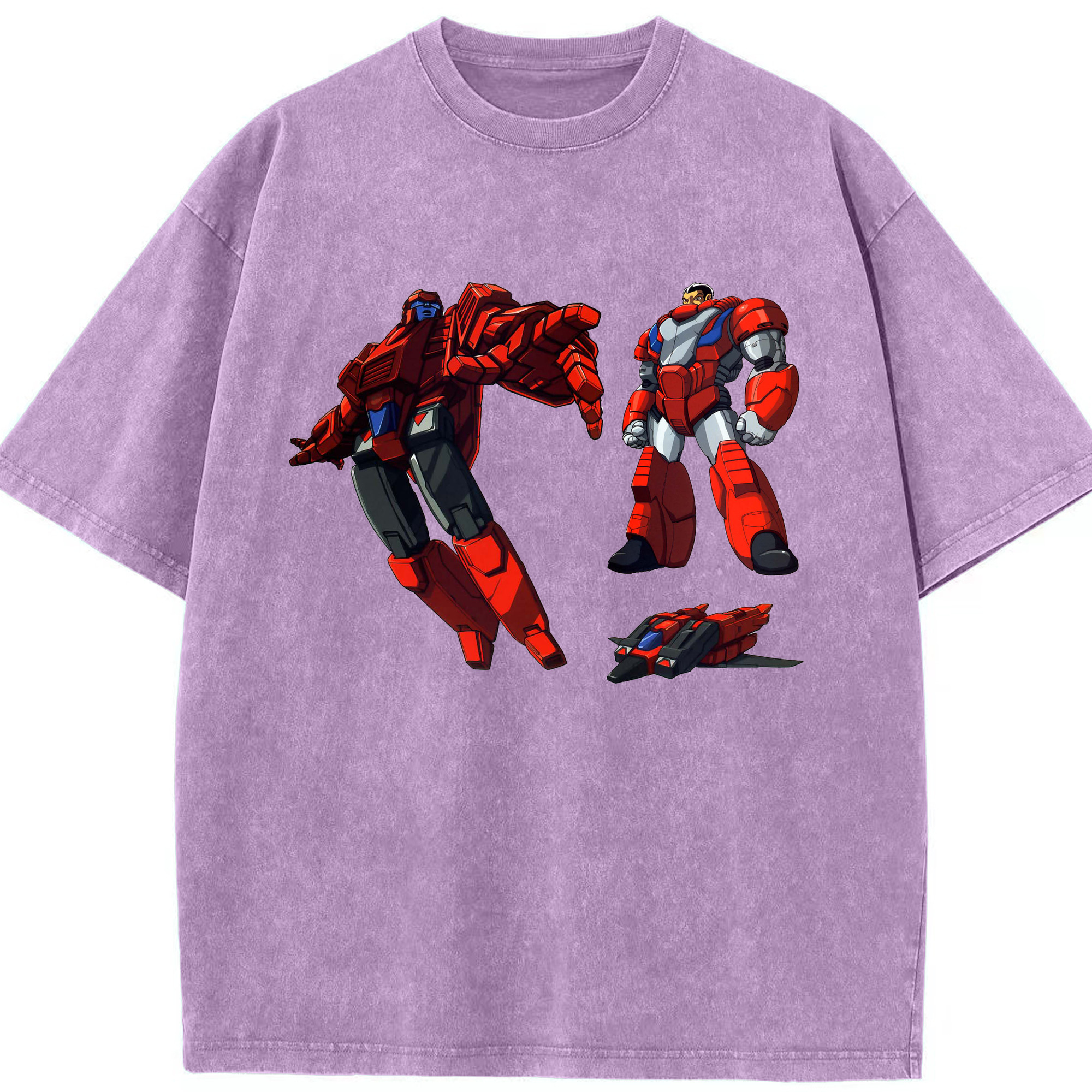 （画像用）  綿100% ヴィンテージ風 半袖Tシャツ（フロントプリント）