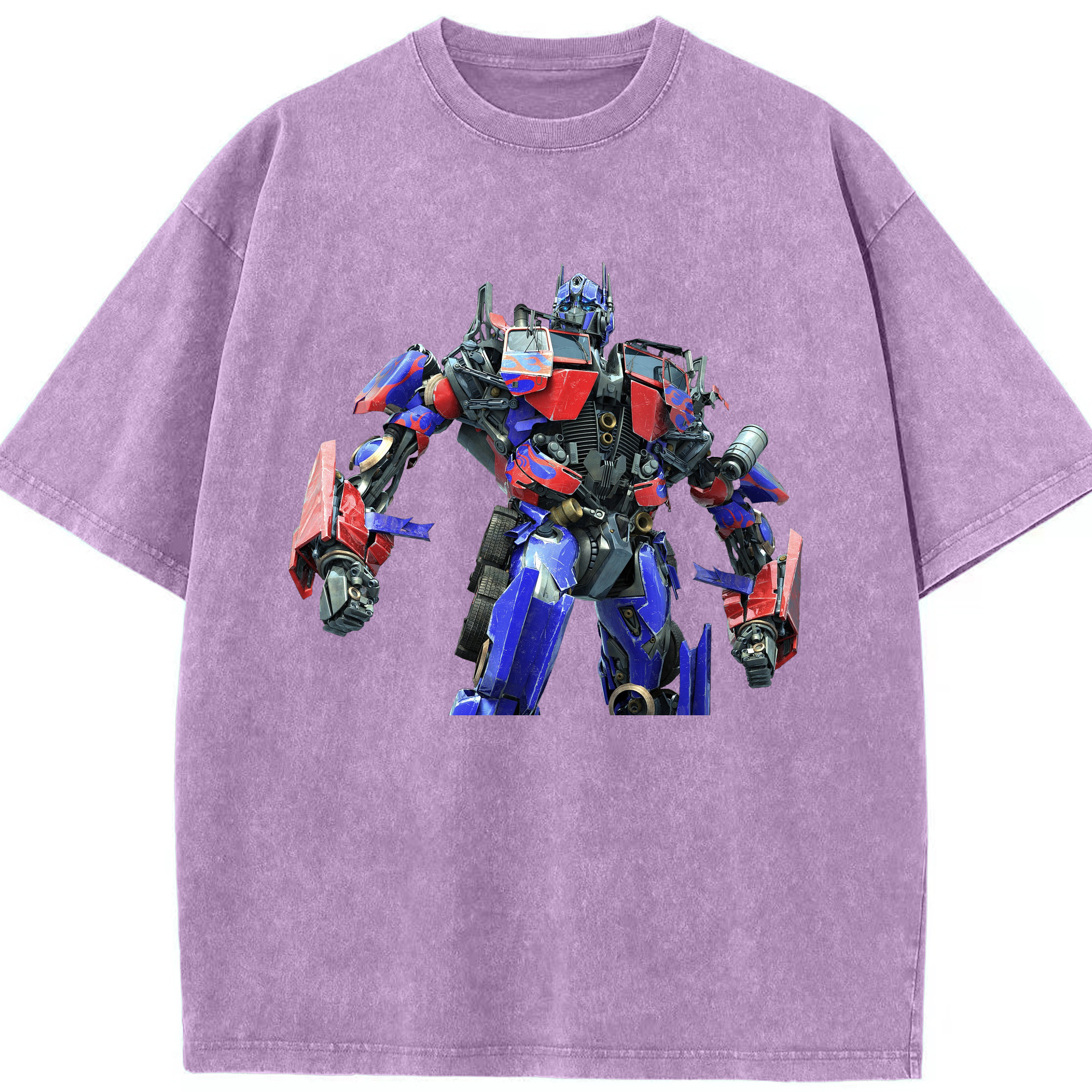 （画像用）  綿100% ヴィンテージ風 半袖Tシャツ（フロントプリント）