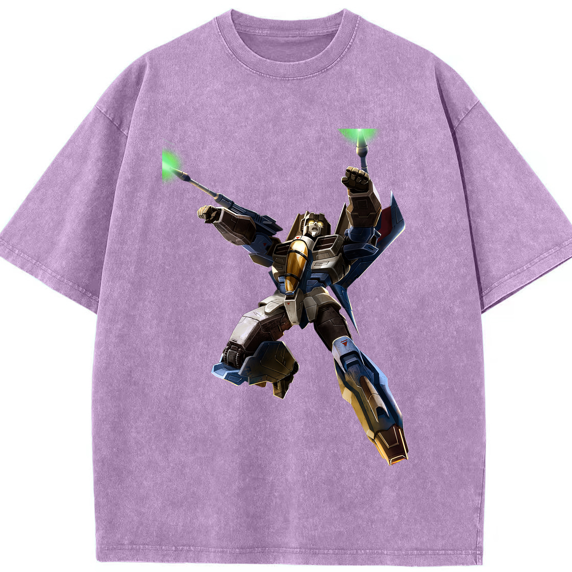 （画像用）  綿100% ヴィンテージ風 半袖Tシャツ（フロントプリント）