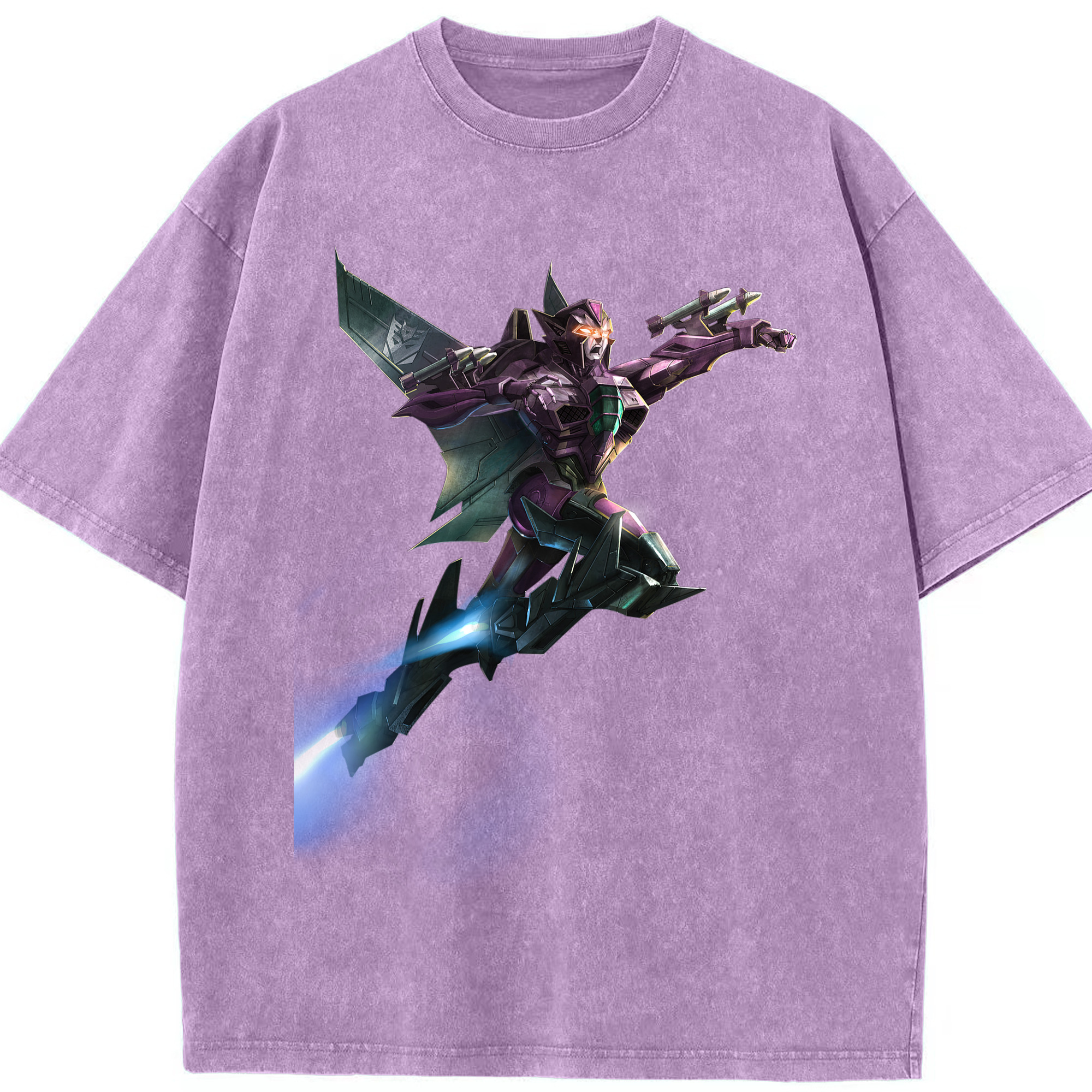 （画像用）  綿100% ヴィンテージ風 半袖Tシャツ（フロントプリント）