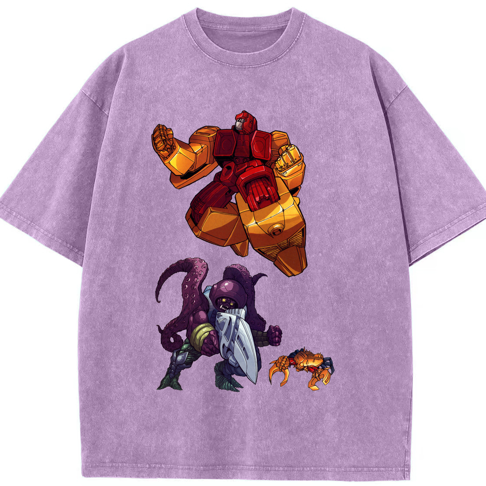 （画像用）  綿100% ヴィンテージ風 半袖Tシャツ（フロントプリント）