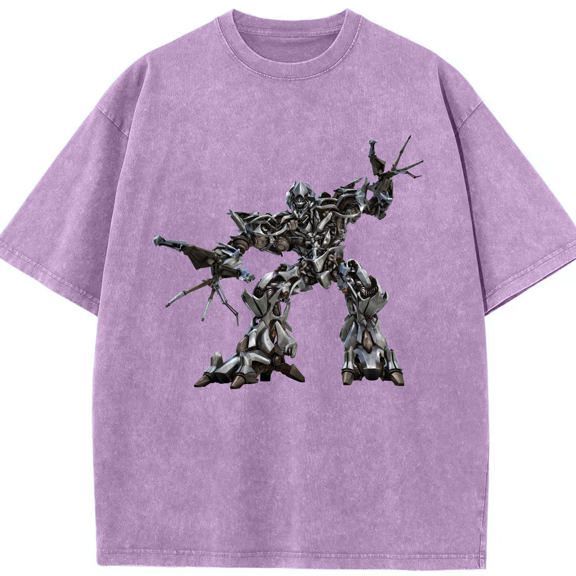 （画像用）  綿100% ヴィンテージ風 半袖Tシャツ（フロントプリント）