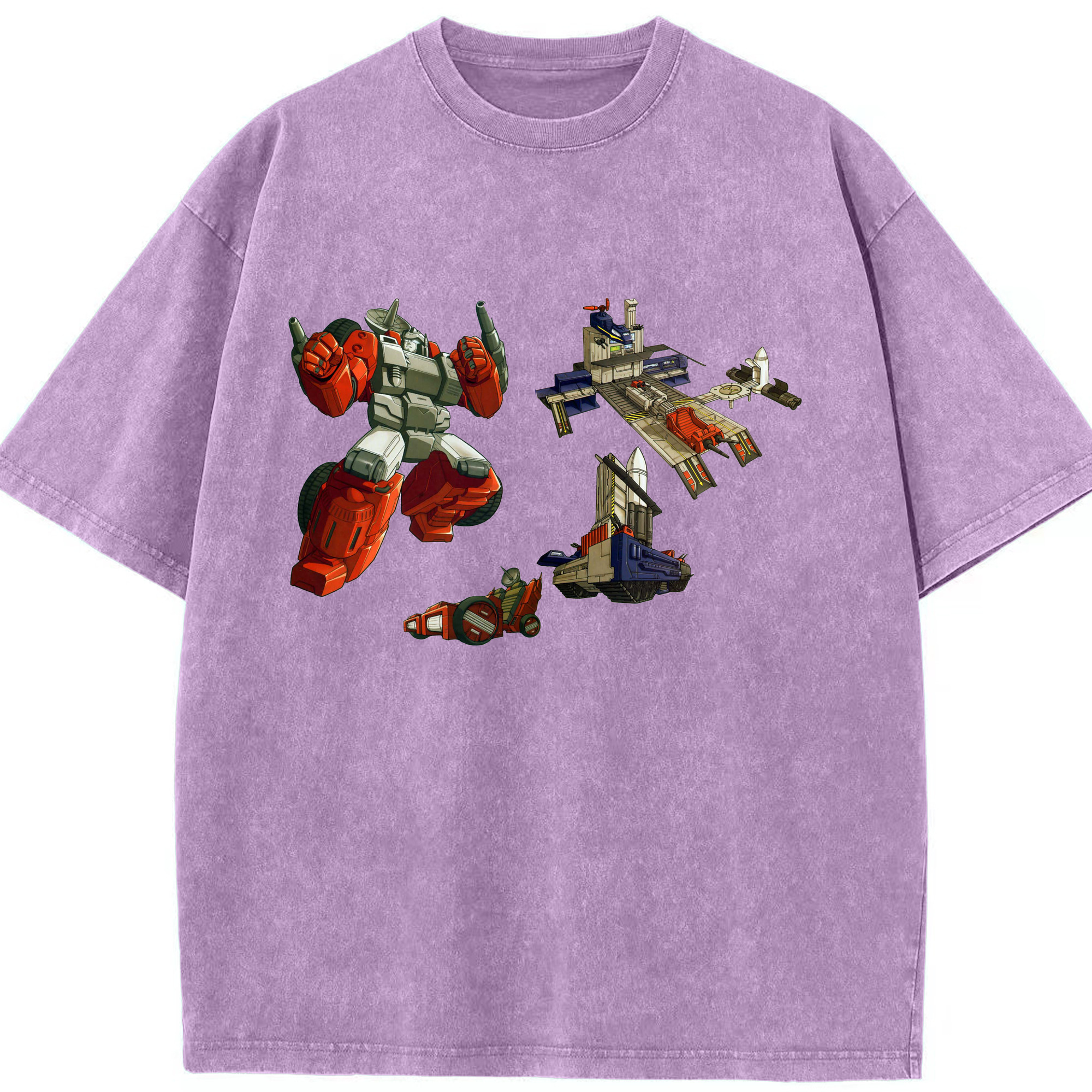 （画像用）  綿100% ヴィンテージ風 半袖Tシャツ（フロントプリント）