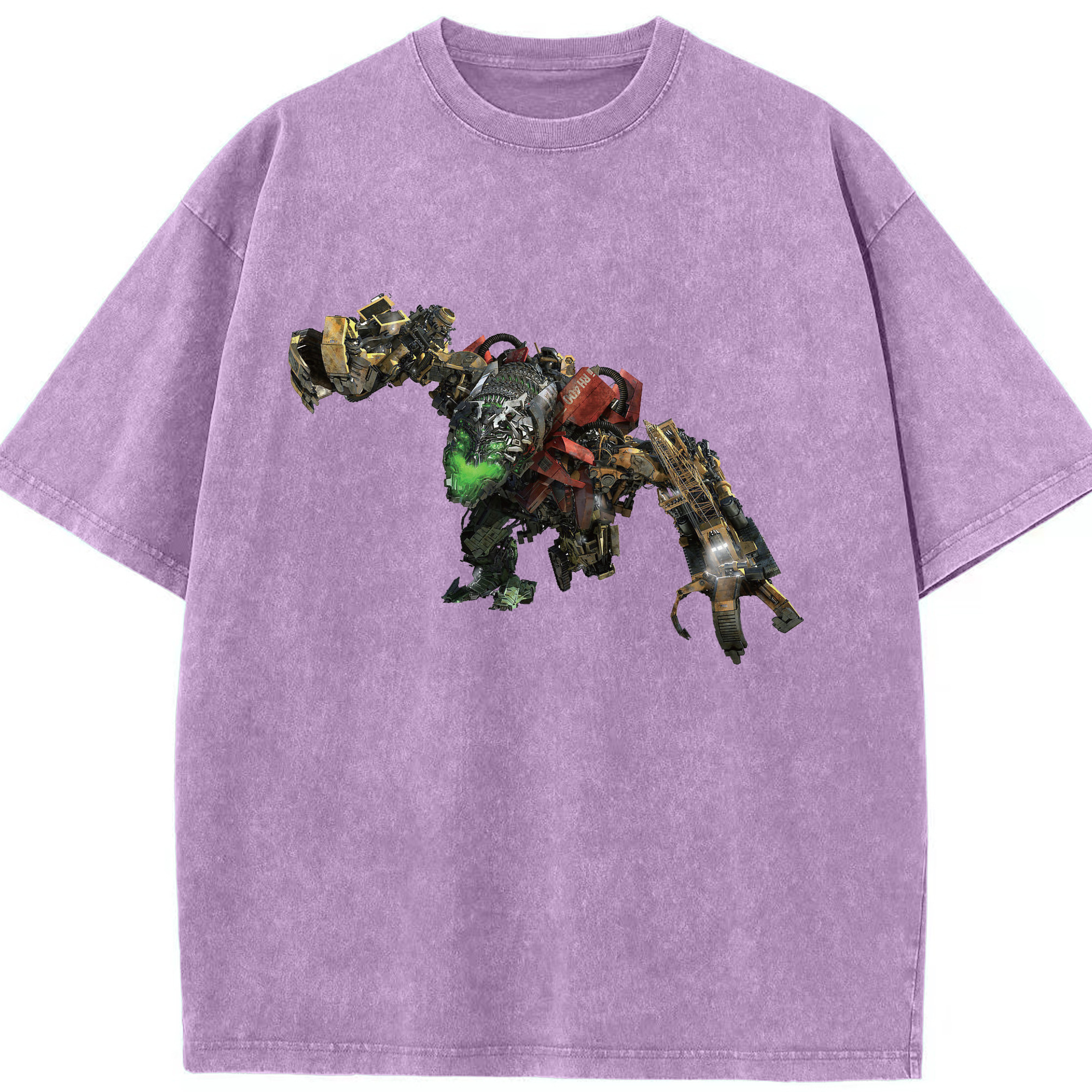 （画像用）  綿100% ヴィンテージ風 半袖Tシャツ（フロントプリント）